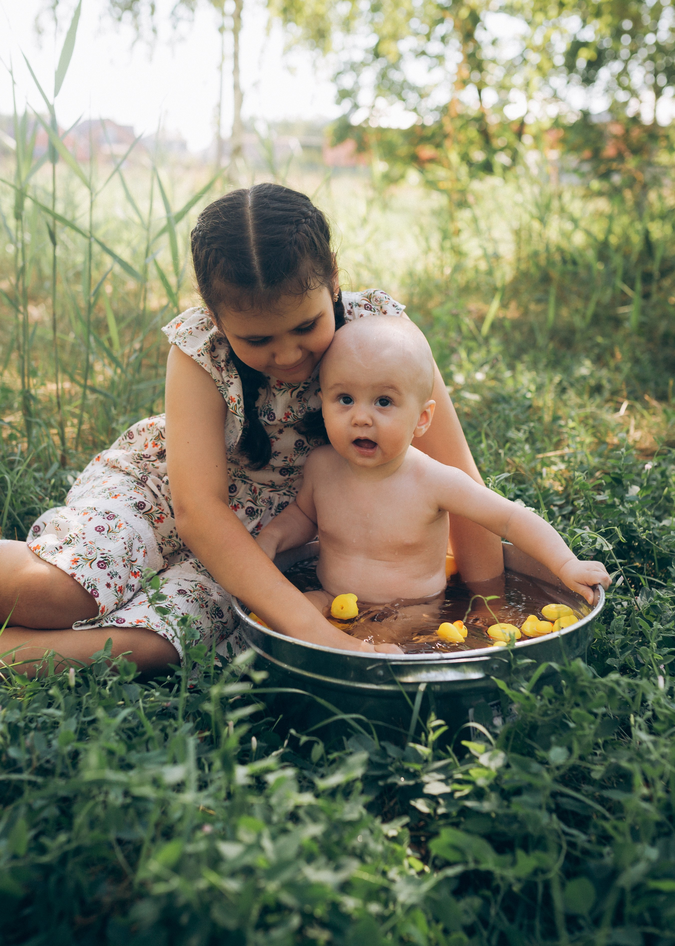 Девочки в березовой роще. Фотограф в Приморско-Ахтарске Марьяна Чопко