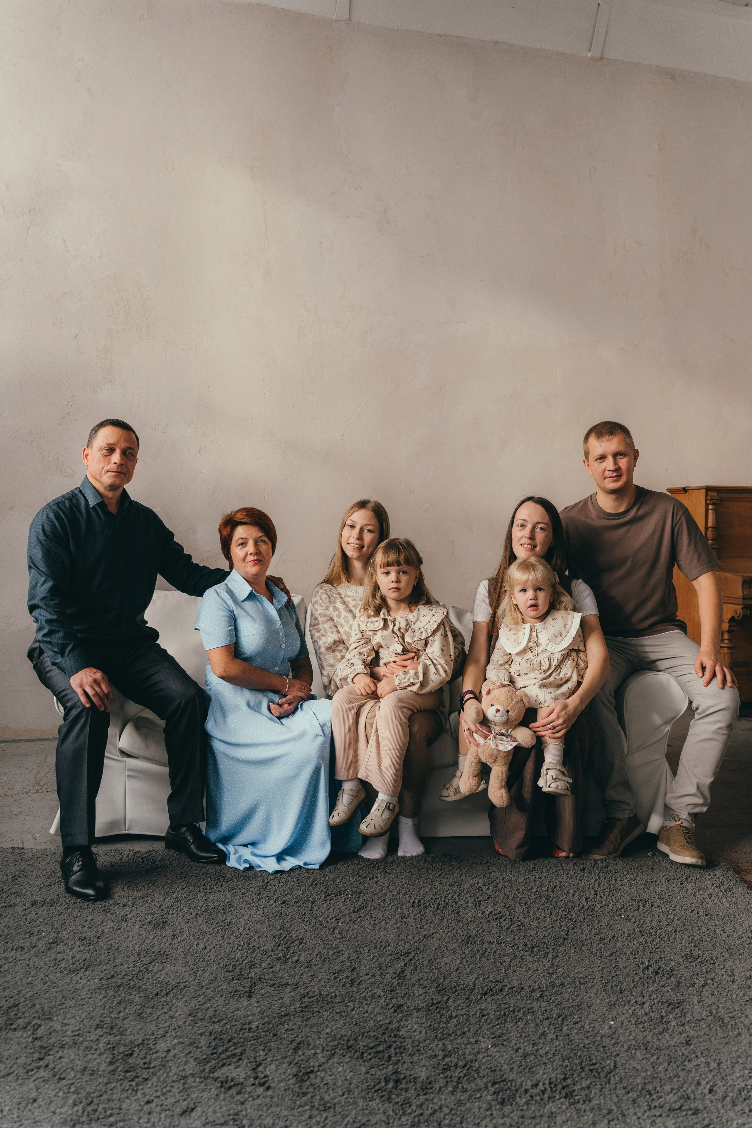Большая семья. Семейный фотограф • Домашние съемки в Нижнем Новгороде