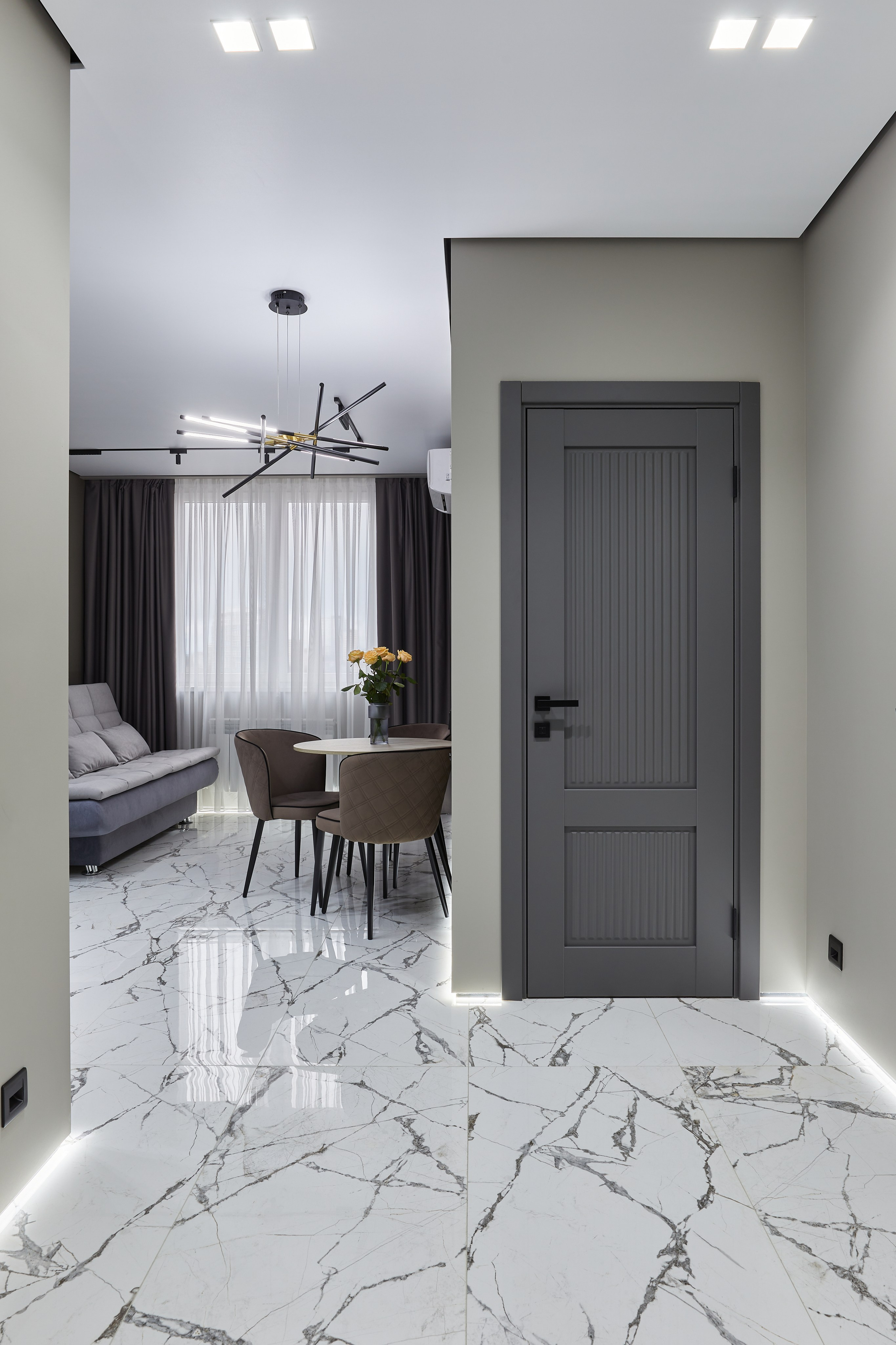 1-КОМНАТНАЯ С ДИЗАЙНЕРСКИМ РЕМОНТОМ В ЖК АЛЬПИЙСКИЙ КВАРТАЛ. Интерьерный фотограф в Сочи Анисимова Ольга