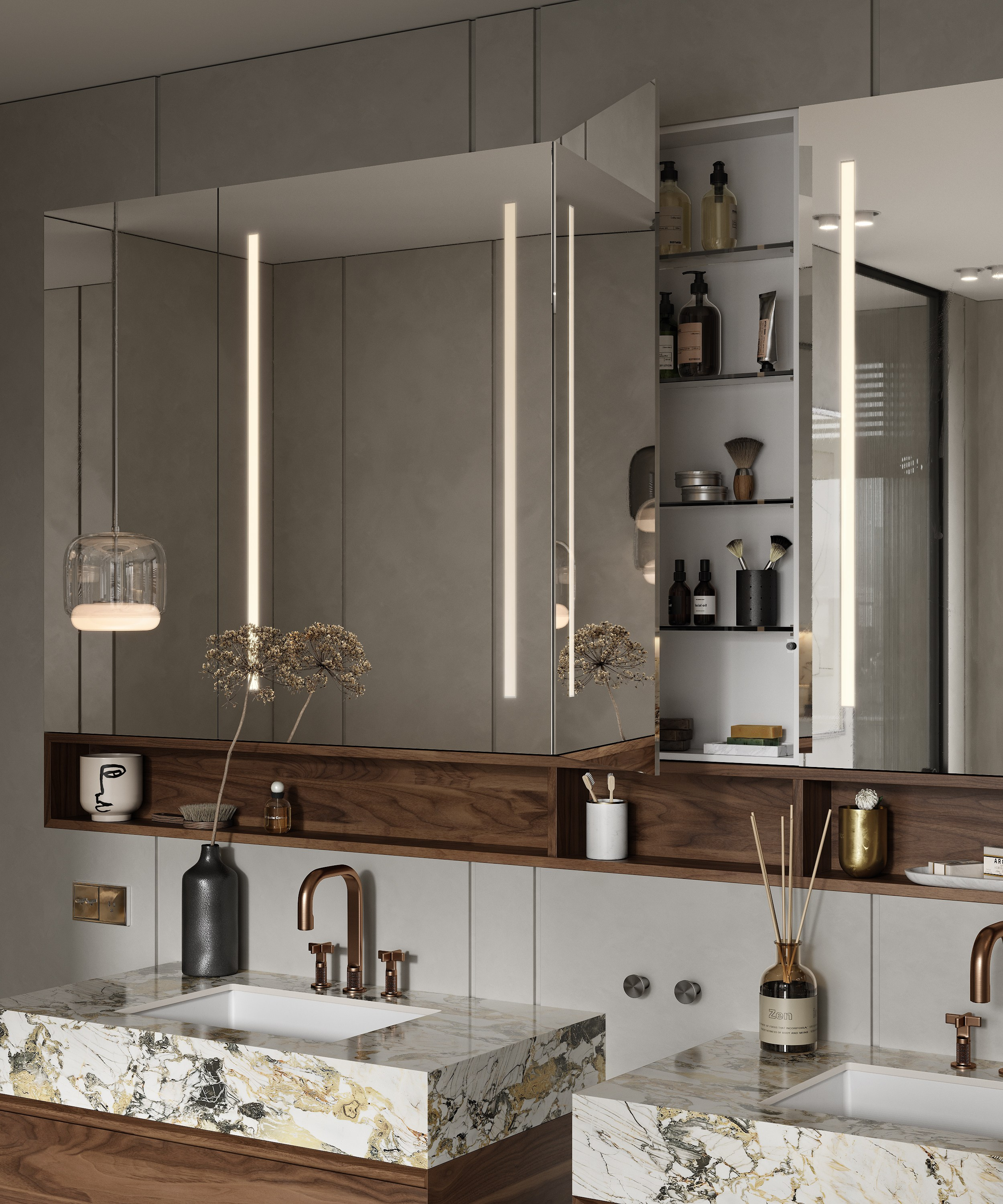 MOMA Design | EVOLINE Main Scene. 3D визуализация интерьеров | avocado.render