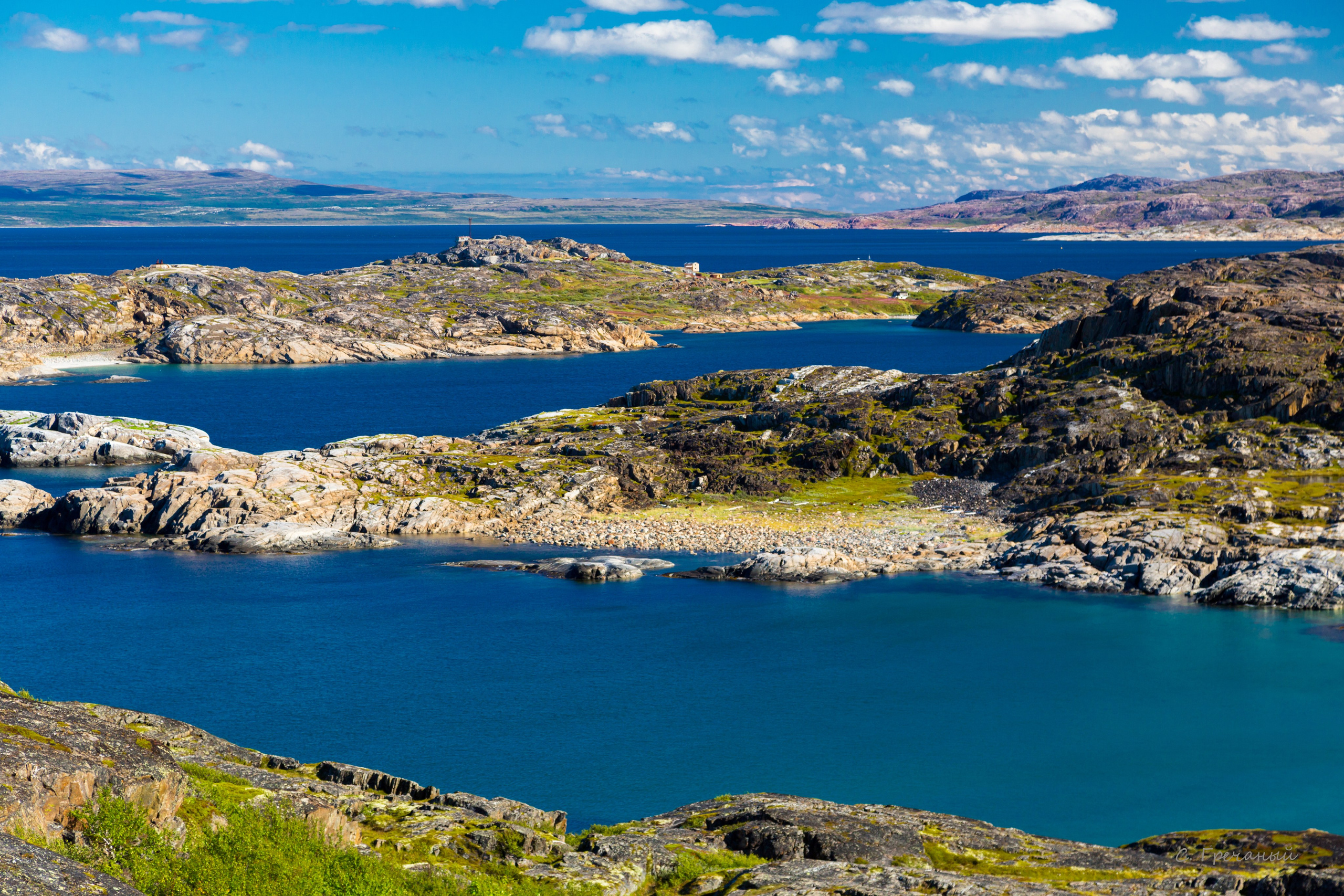 Баренцево море. Пейзажи Крайнего Севера. Баренцево море, Рыбачий, Средний, Немецкий