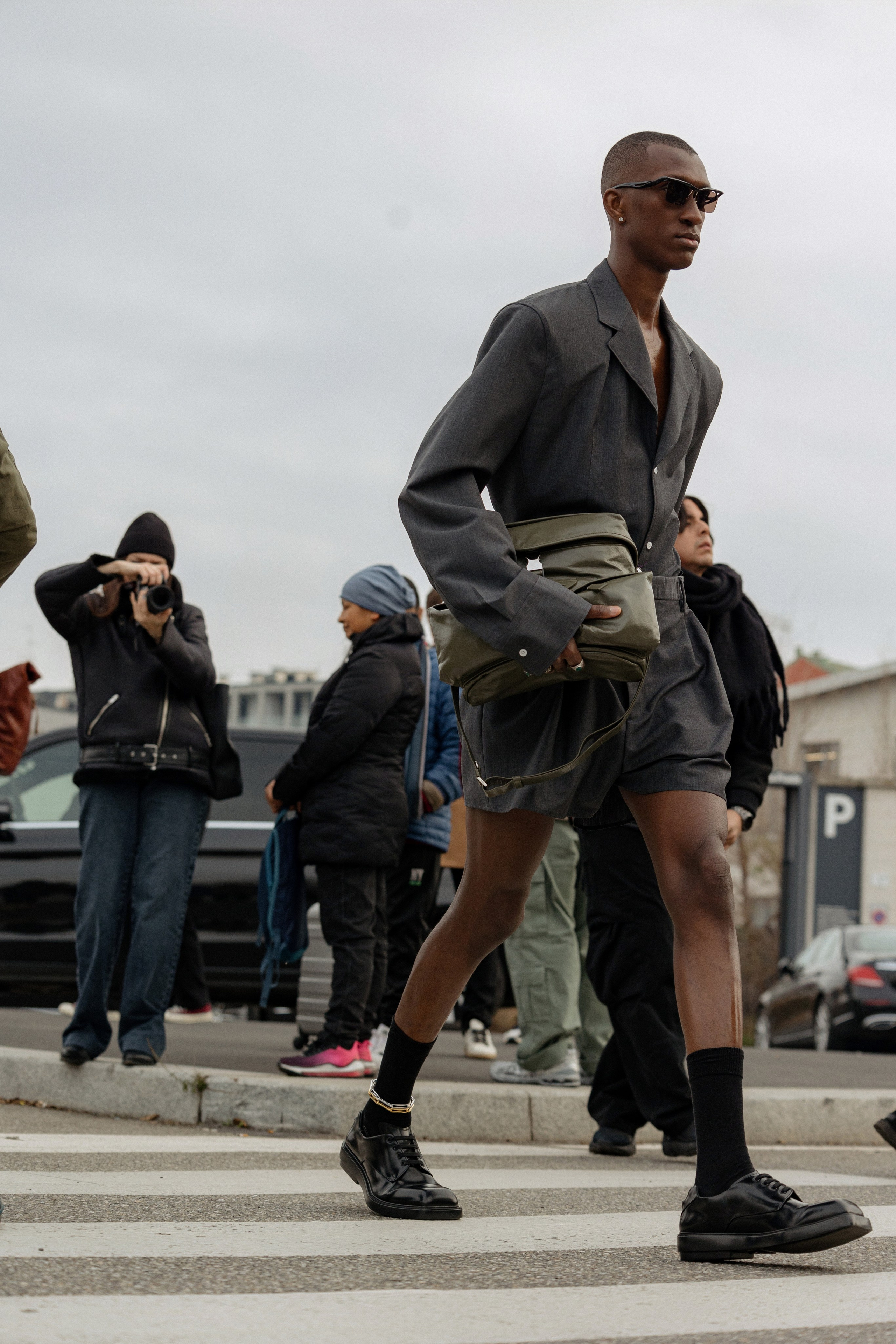Milan Mens fashion week FW 24/25 PRADA. Photographer in Milan Ivan Goncharov
