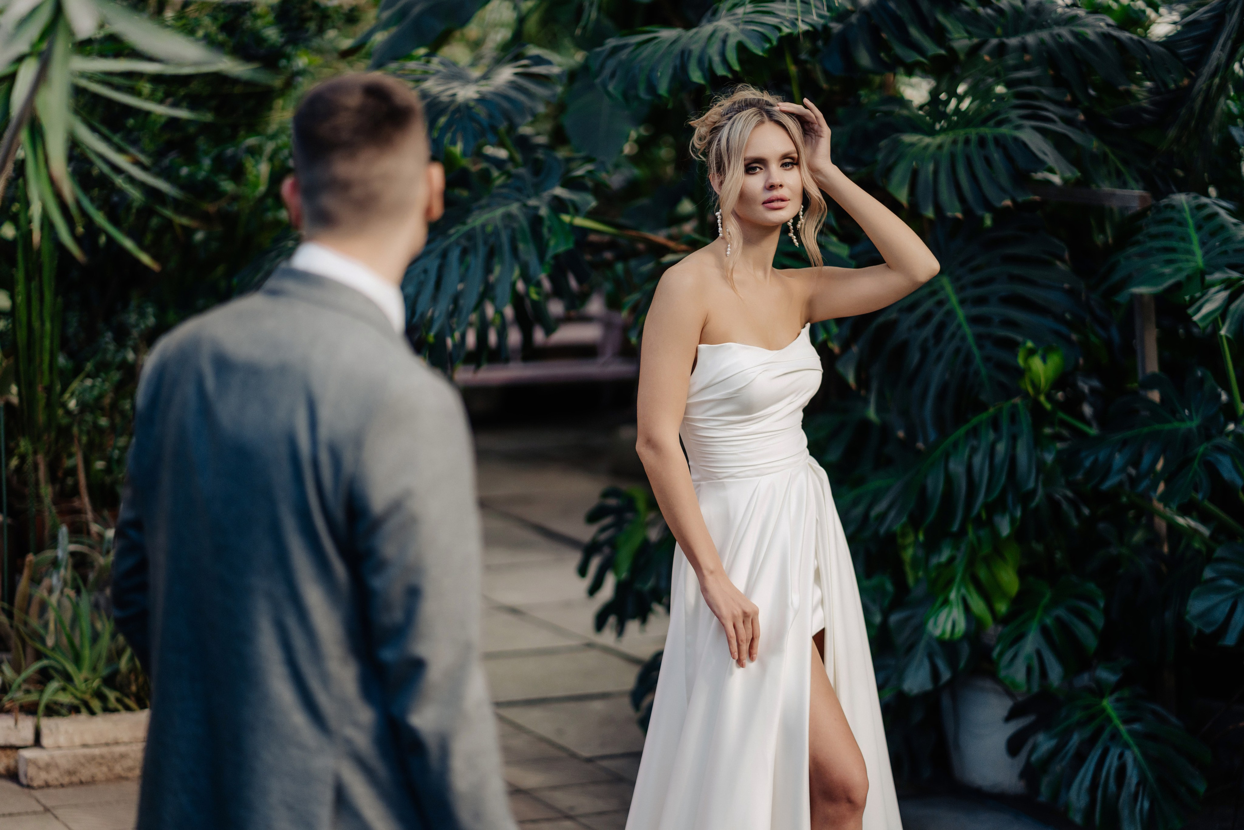 Свадебная в оранжерее. Михаил и Виктория. Фотограф Сергей Лукьяненко