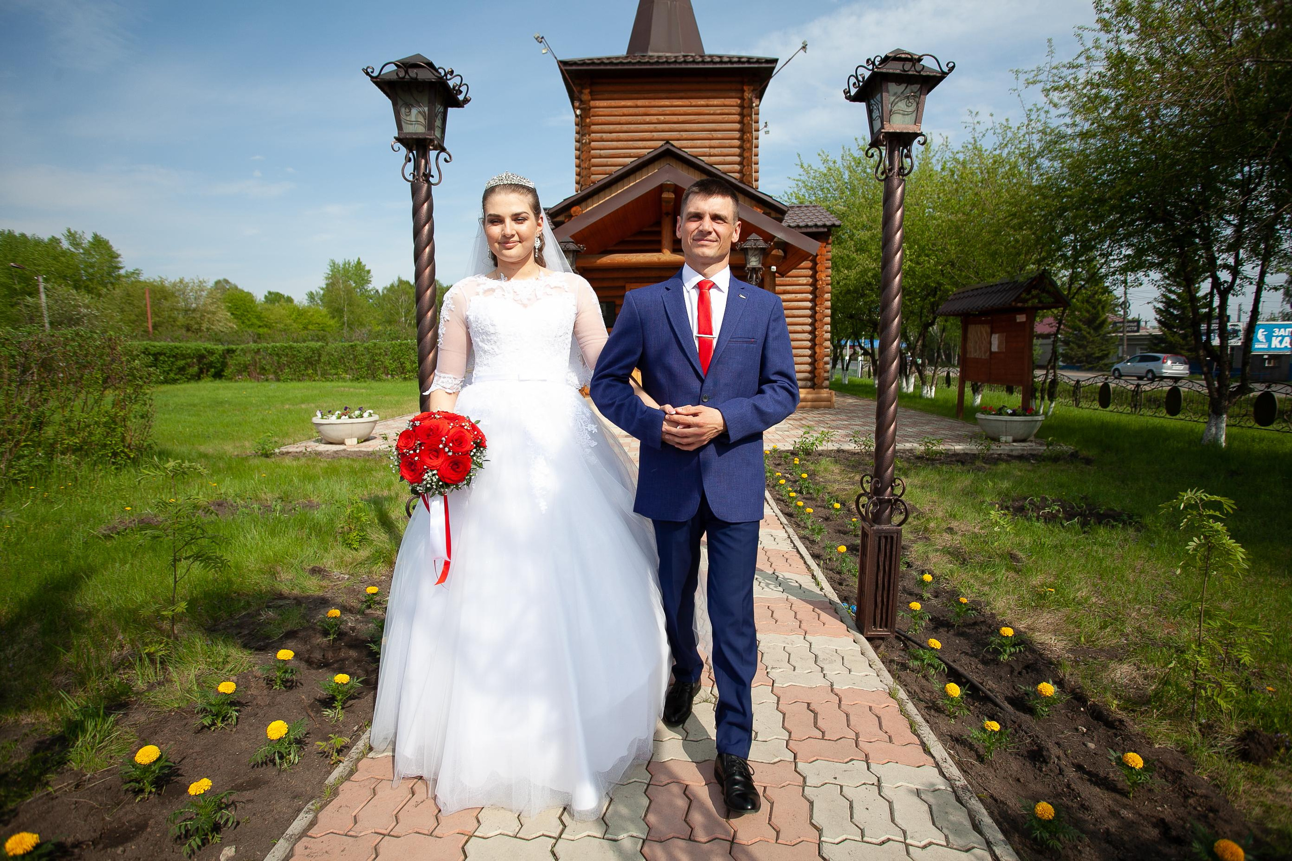 Красивая свадьба в Канске. Фотограф Дарья Локотко в Красноярске