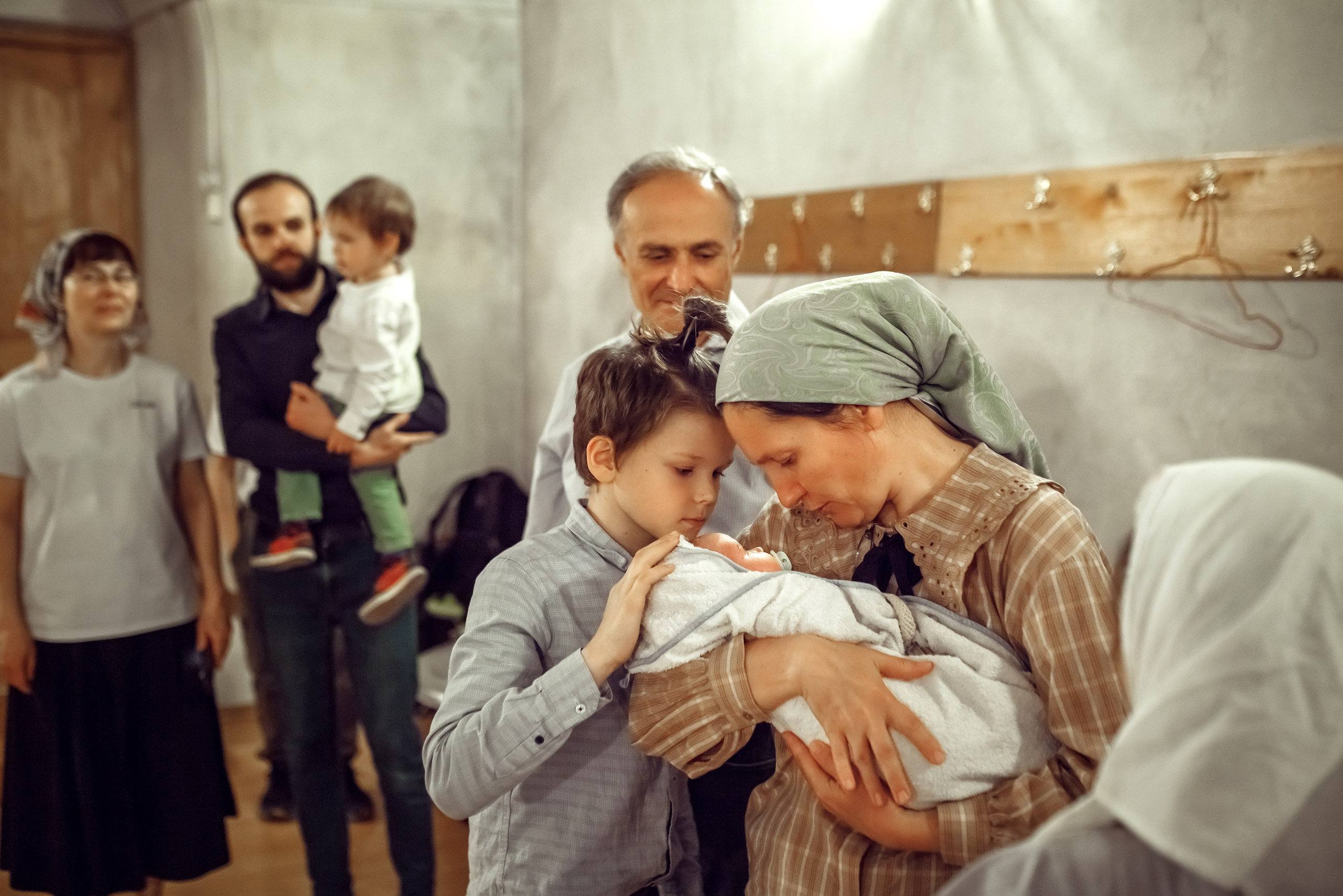 Крещение Александры. Фотограф на Крещение, семейный фотограф в Москве