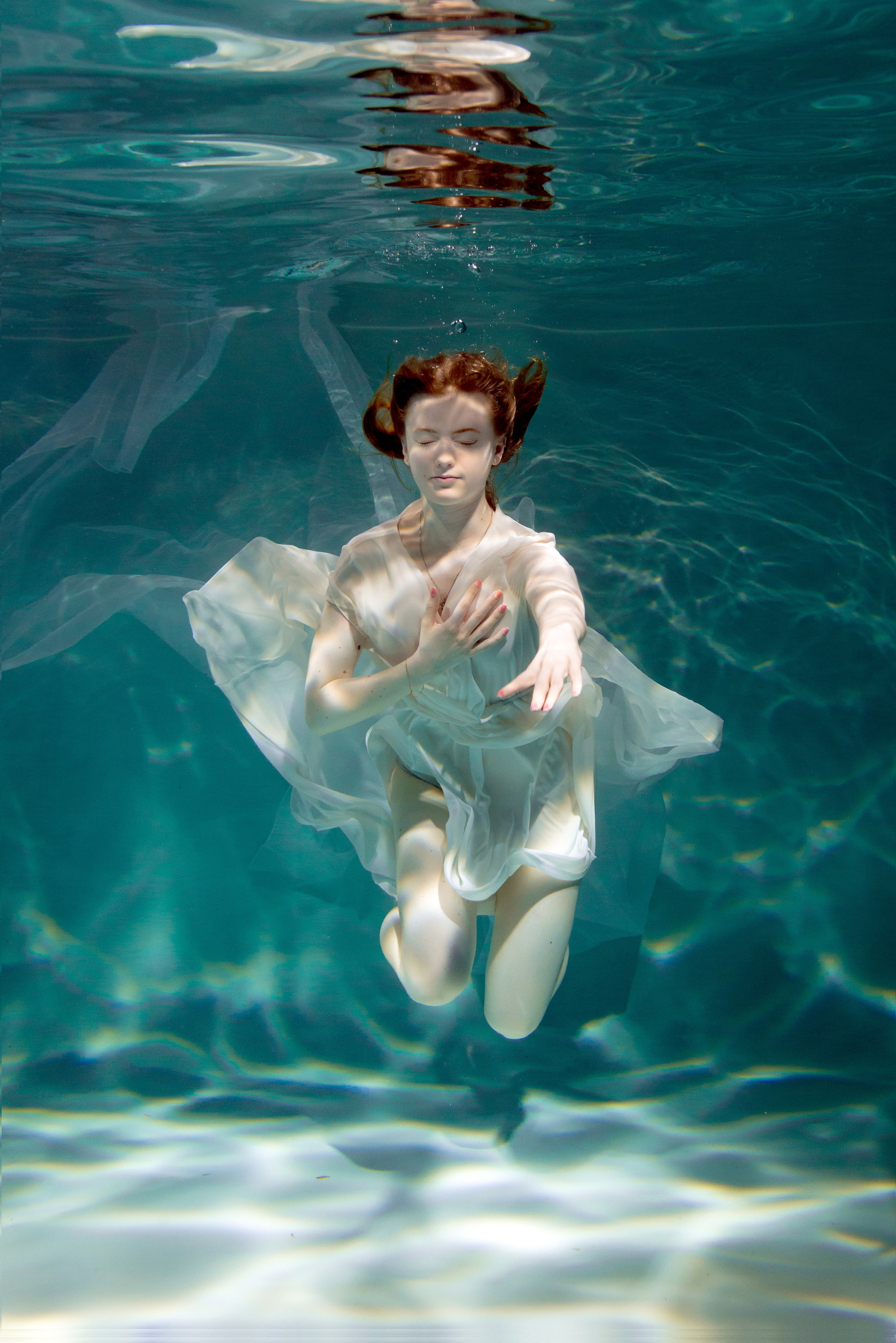 Под водой. Фотограф и дизайнер в Москве Екатерина Лобачева