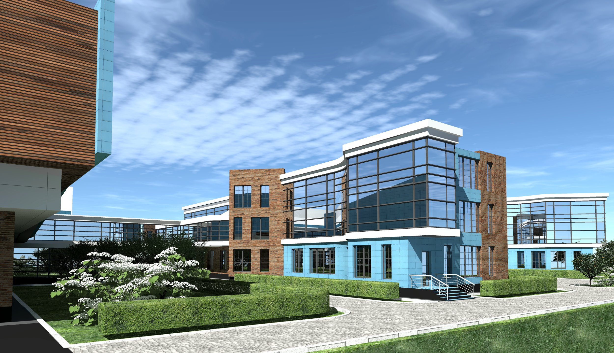 2021. Общеобразовательная гимназия на 825 чел. г. Анапа. Архитектурное проектирование и дизайн интерьеров. г. Анапа