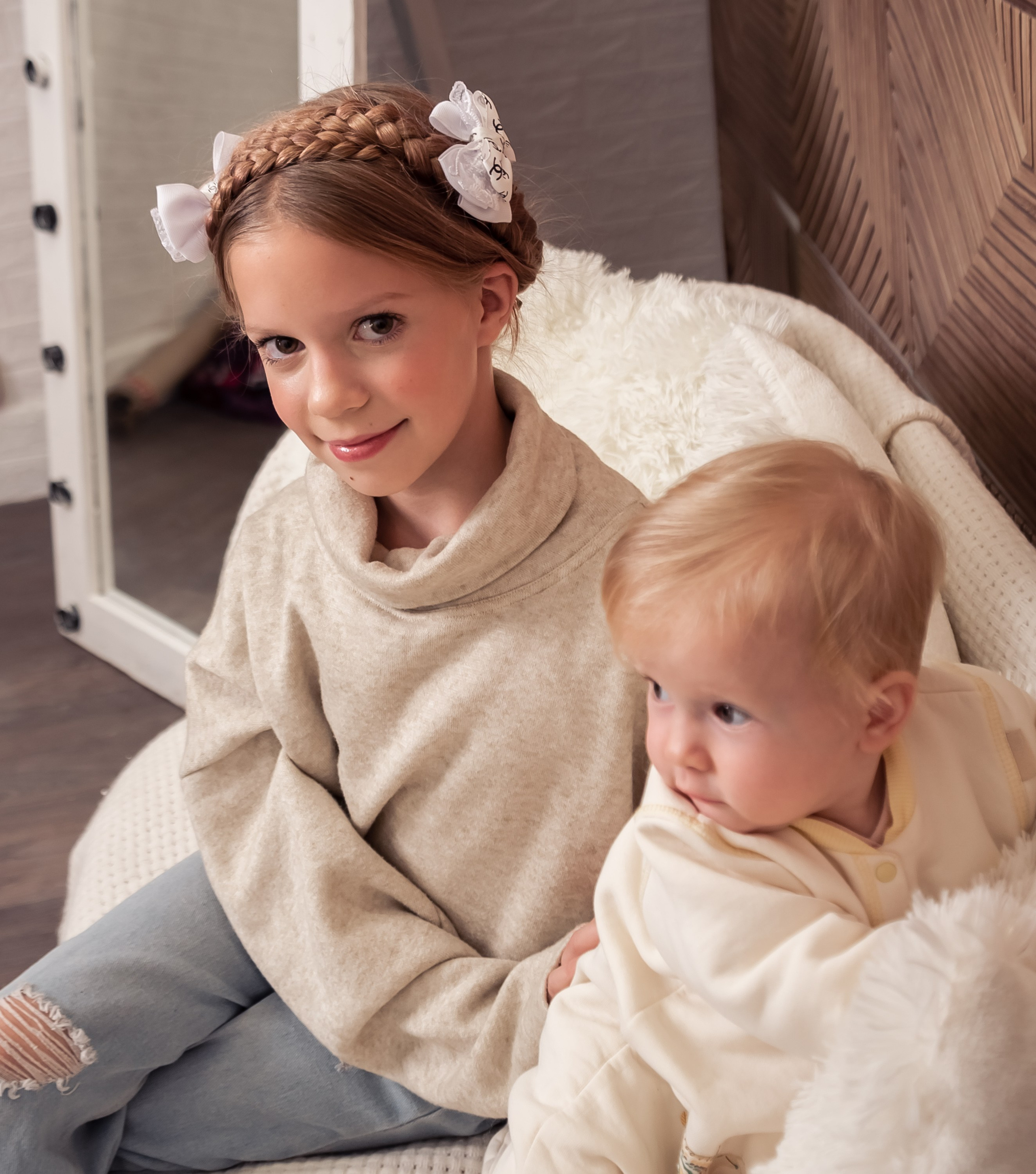 Семейная съемка Юлии с дочками. Фотограф Тула творческие фотосессии недорого Ольга Ромашина