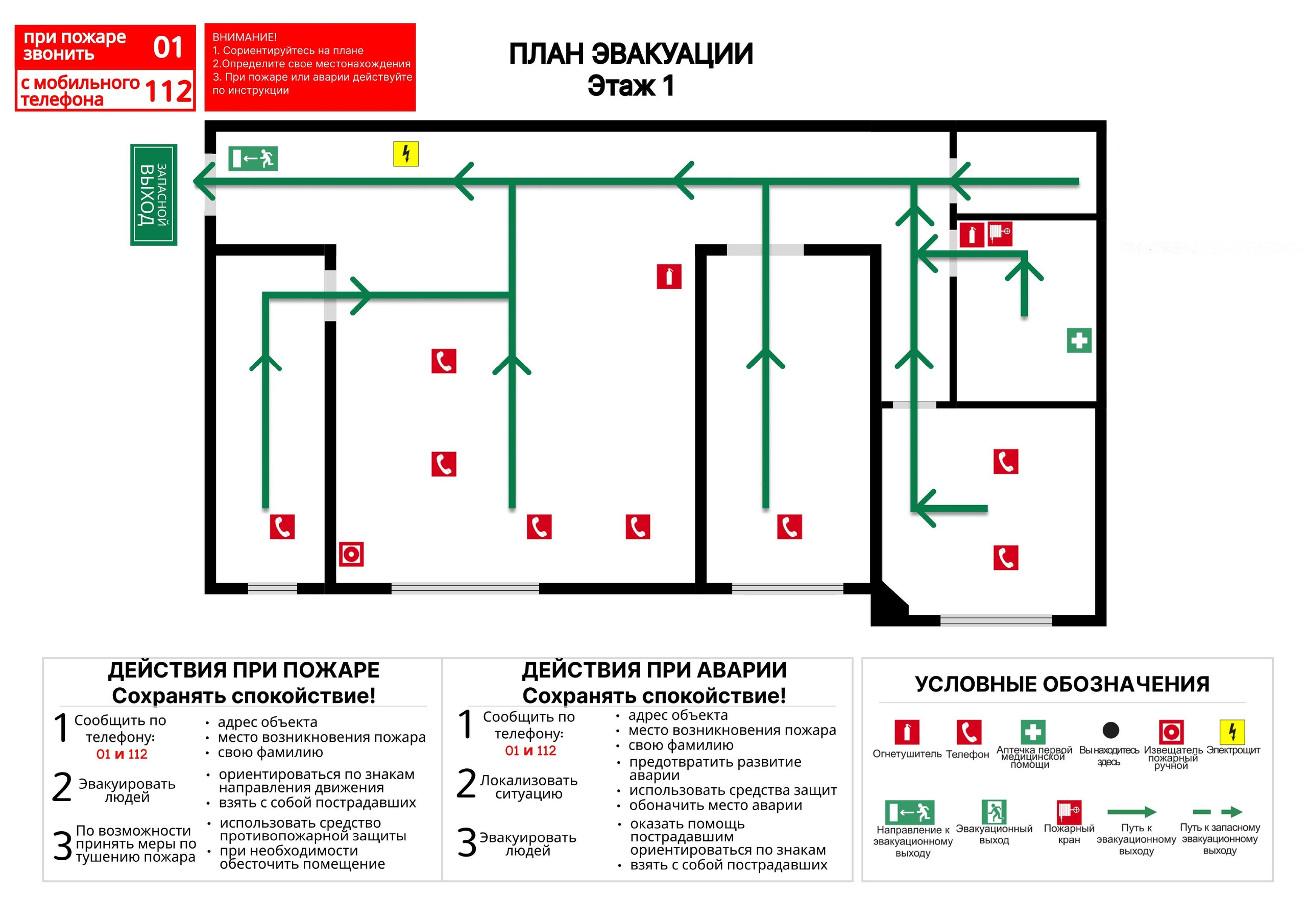 Пожарный план. Графический дизайнер с внедрением нейросетей