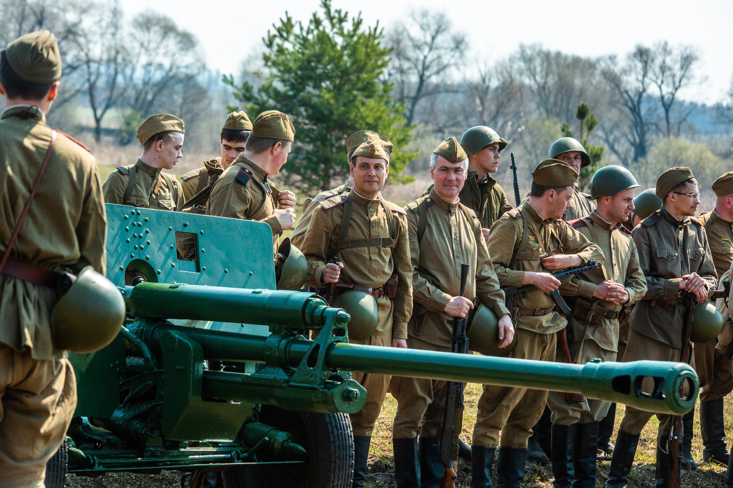 РЕКОНСТРУКЦИЯ БОЯ — ВОВ — БИТВА ЗА ГОРОД. Профессиональный фотограф в Мценске и Орловской области