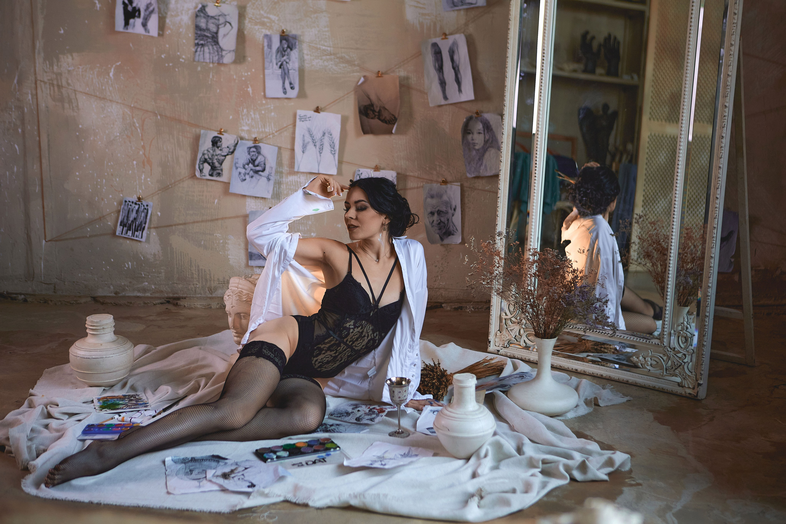 Портретная съемка в студии. Семейный и свадебный фотограф в Краснодаре Михеева Светлана