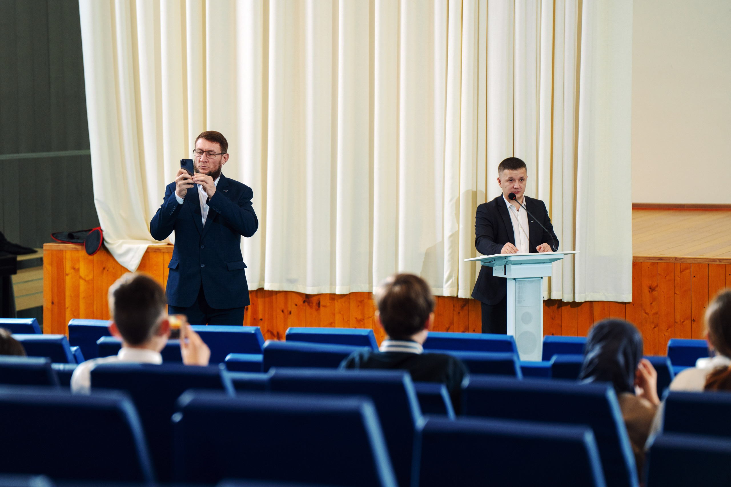 Лекция по киберспорту в школе № 2, п. Энем