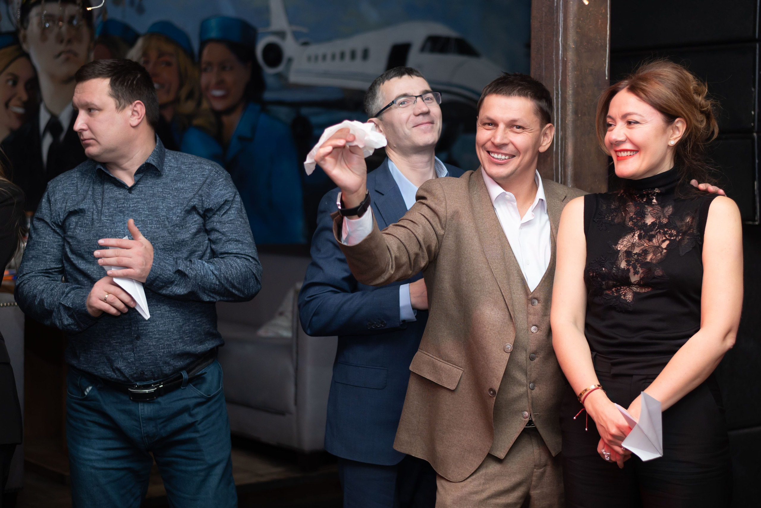 Новогодний авиакорпоратив. Event photographer from Moscow