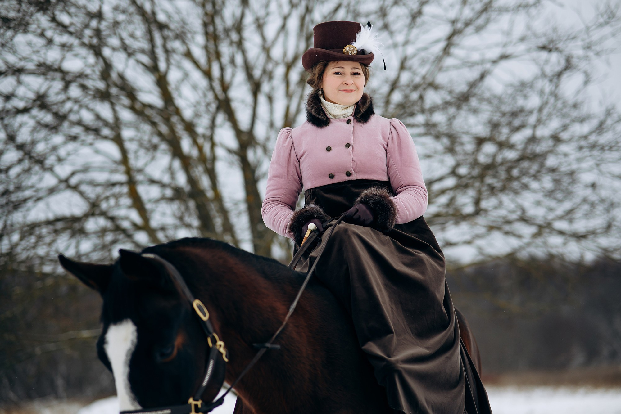 Фотосессия с лошадью в историческом образе. Свадебный и репортажный фотограф в Ярославле Евгений Сальников