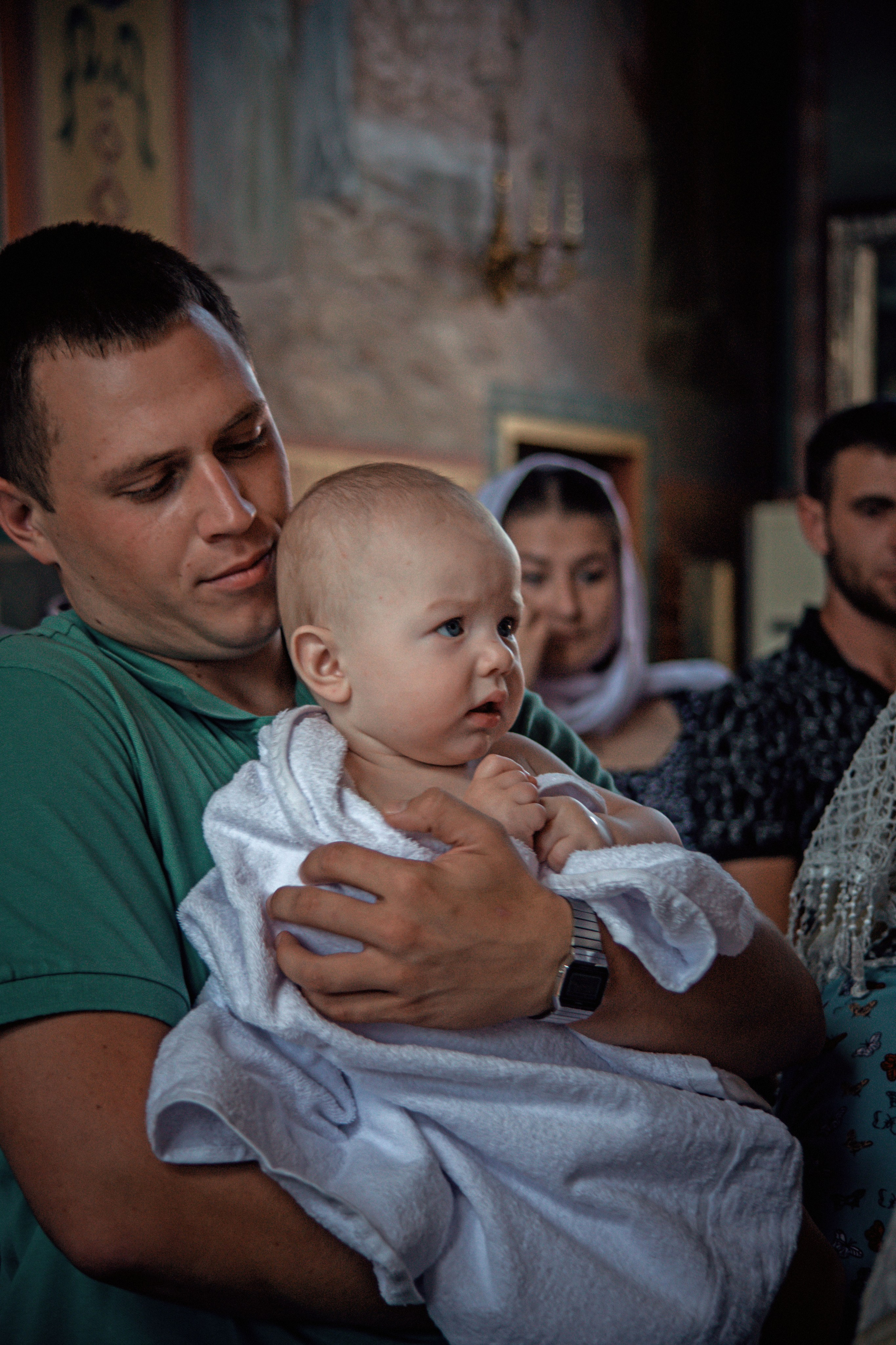 Общее крещение. Семейный и детский фотограф в Москве Ольга Кривенцова