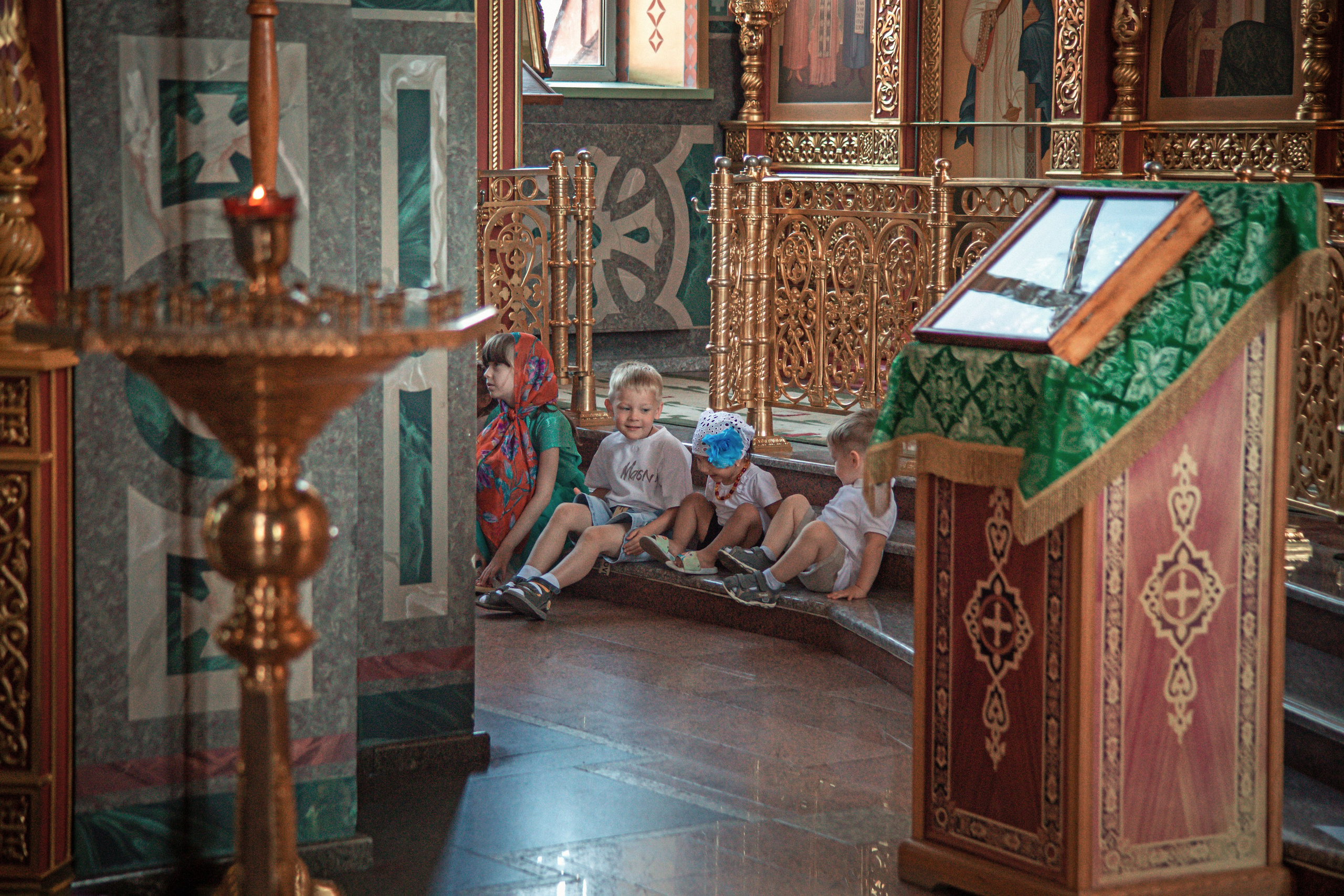 Общее крещение. Семейный и детский фотограф в Москве Ольга Кривенцова