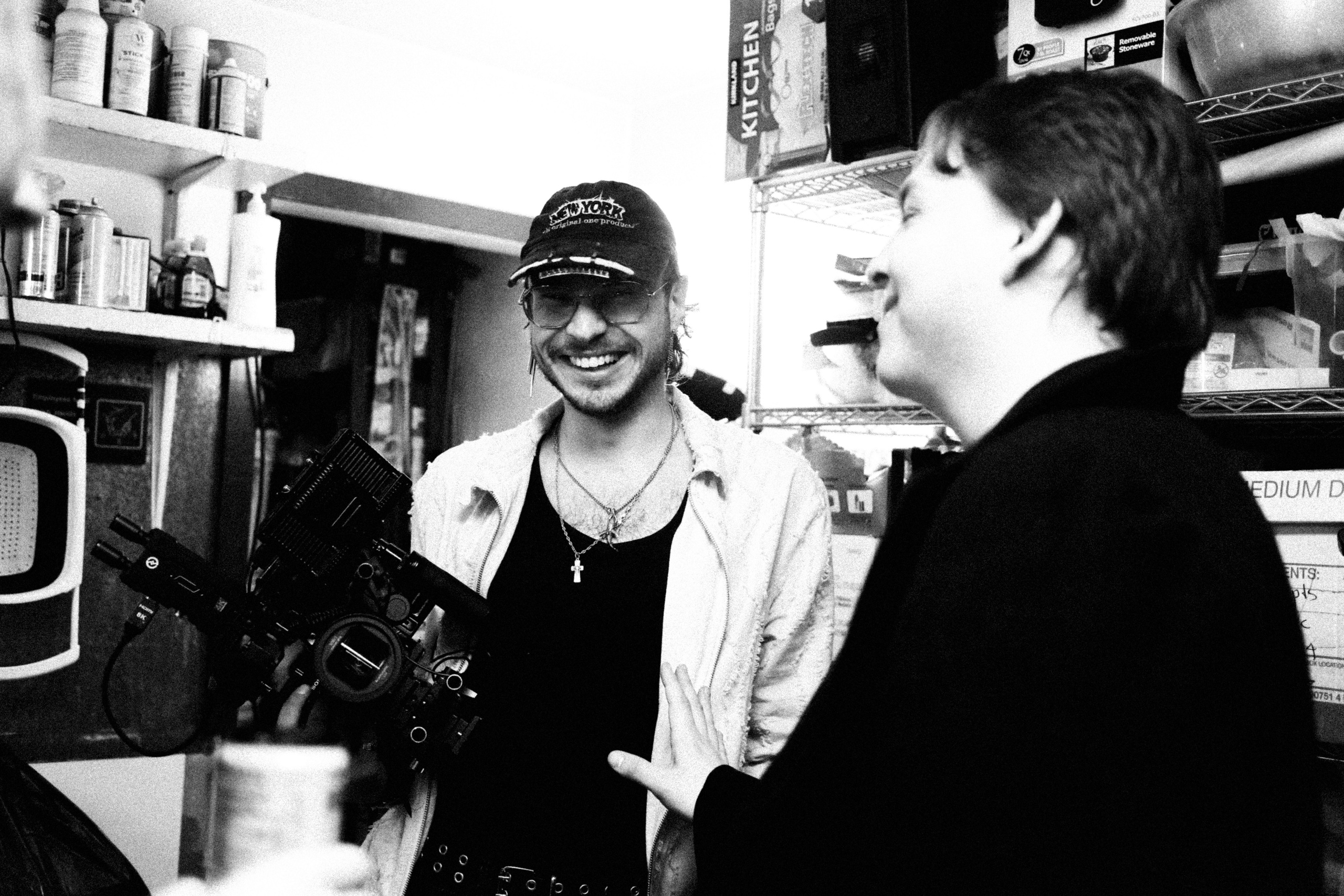 Behind the scenes. Portrait and backstage photographer Nina Crane