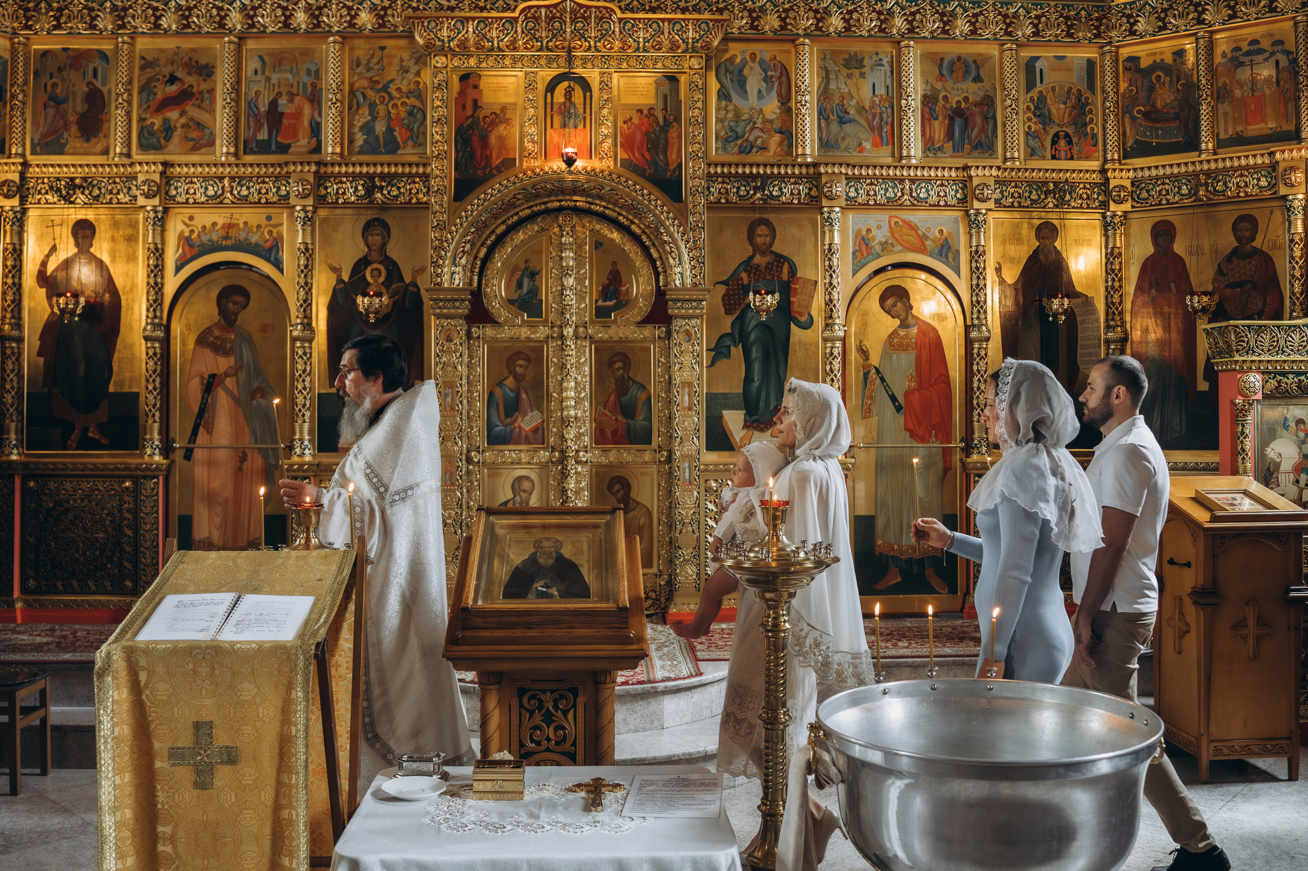 Крещение Александра. Фотограф Ольга Рубцова в Москве и Московской области