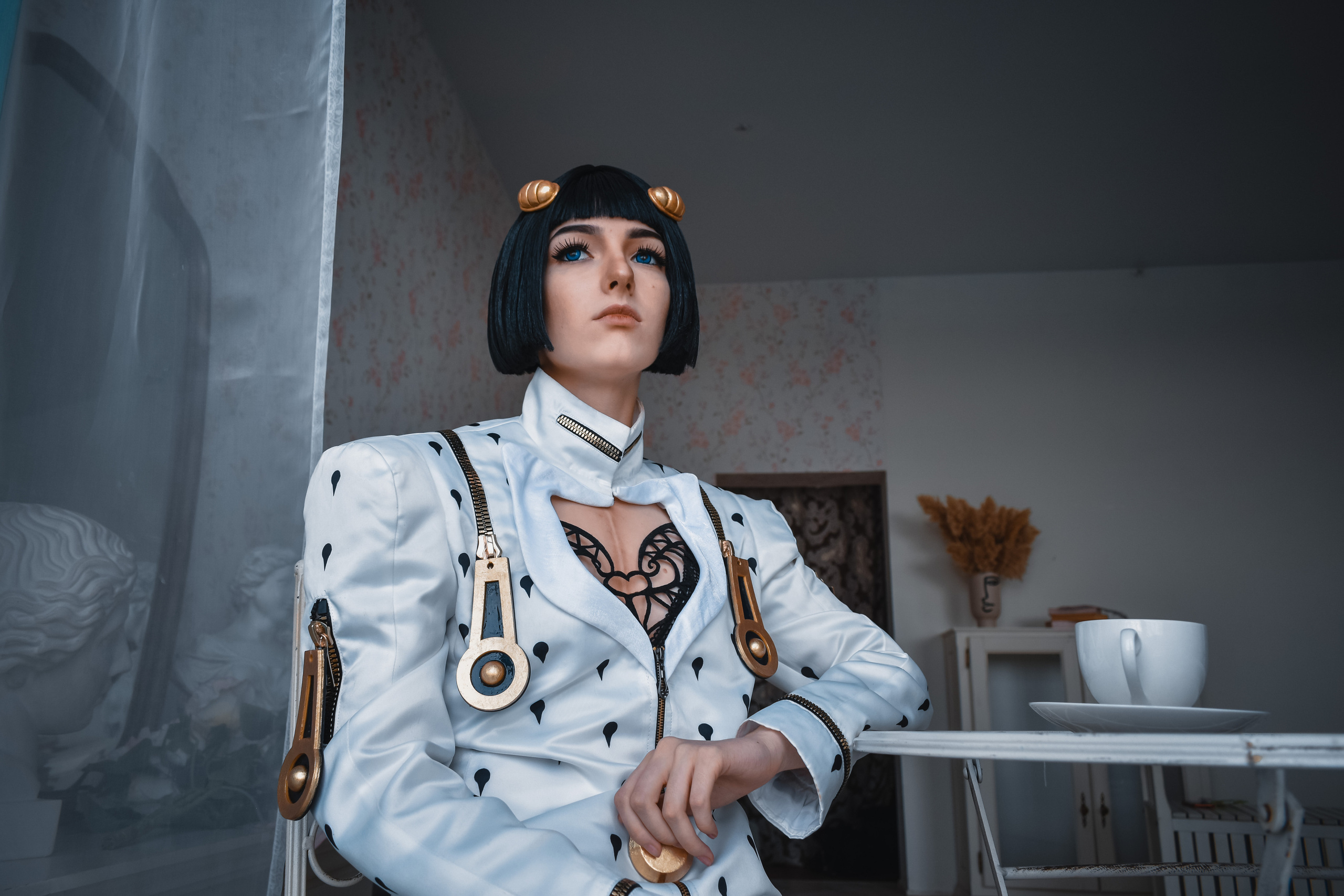 Невероятные приключения ДжоДжо: Бруно Бучелатти cosplay Tomoe Nebula