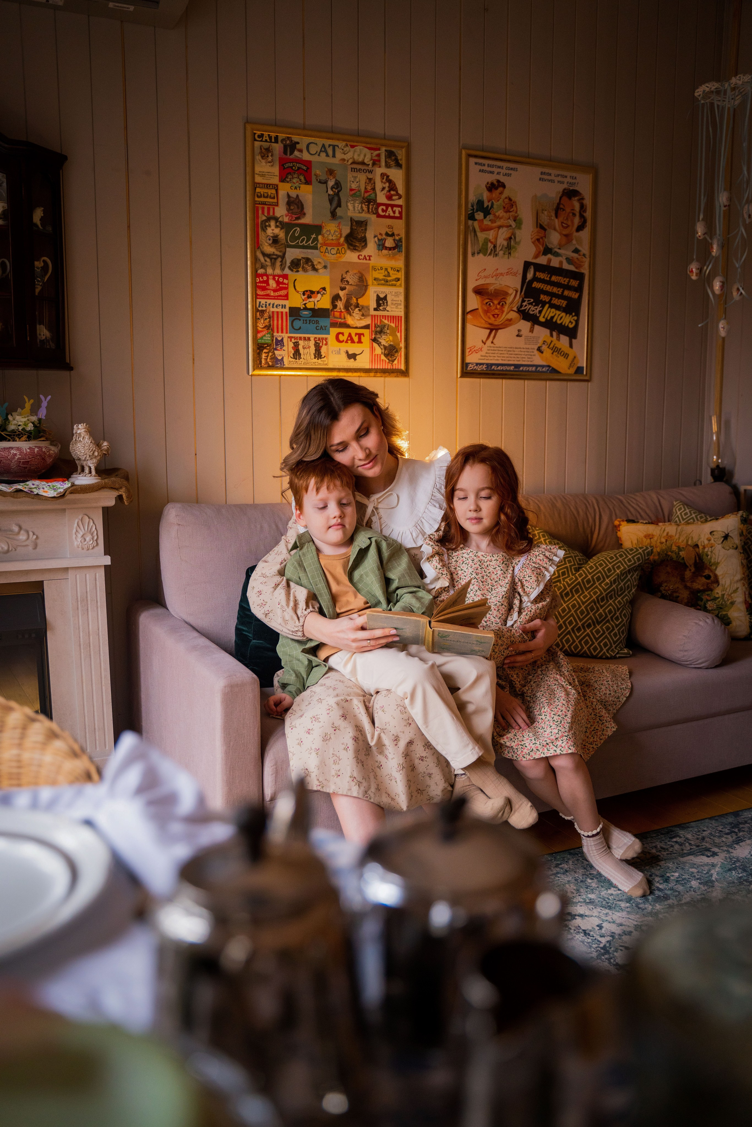 Маша и детки. Фотограф Мария Орлова