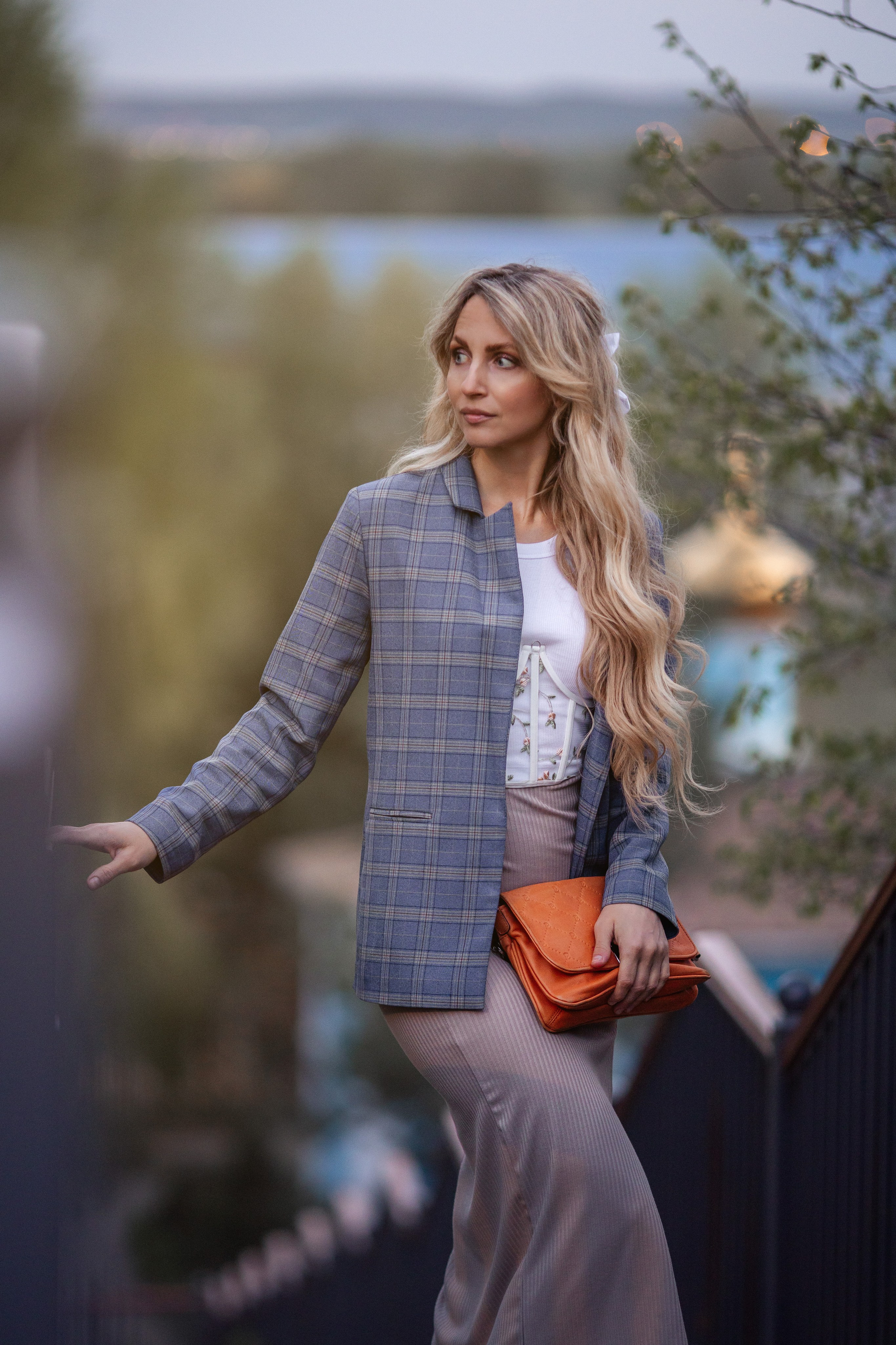 Женский портрет уличный. Семейный фотограф Москва и область Дербунова Елена