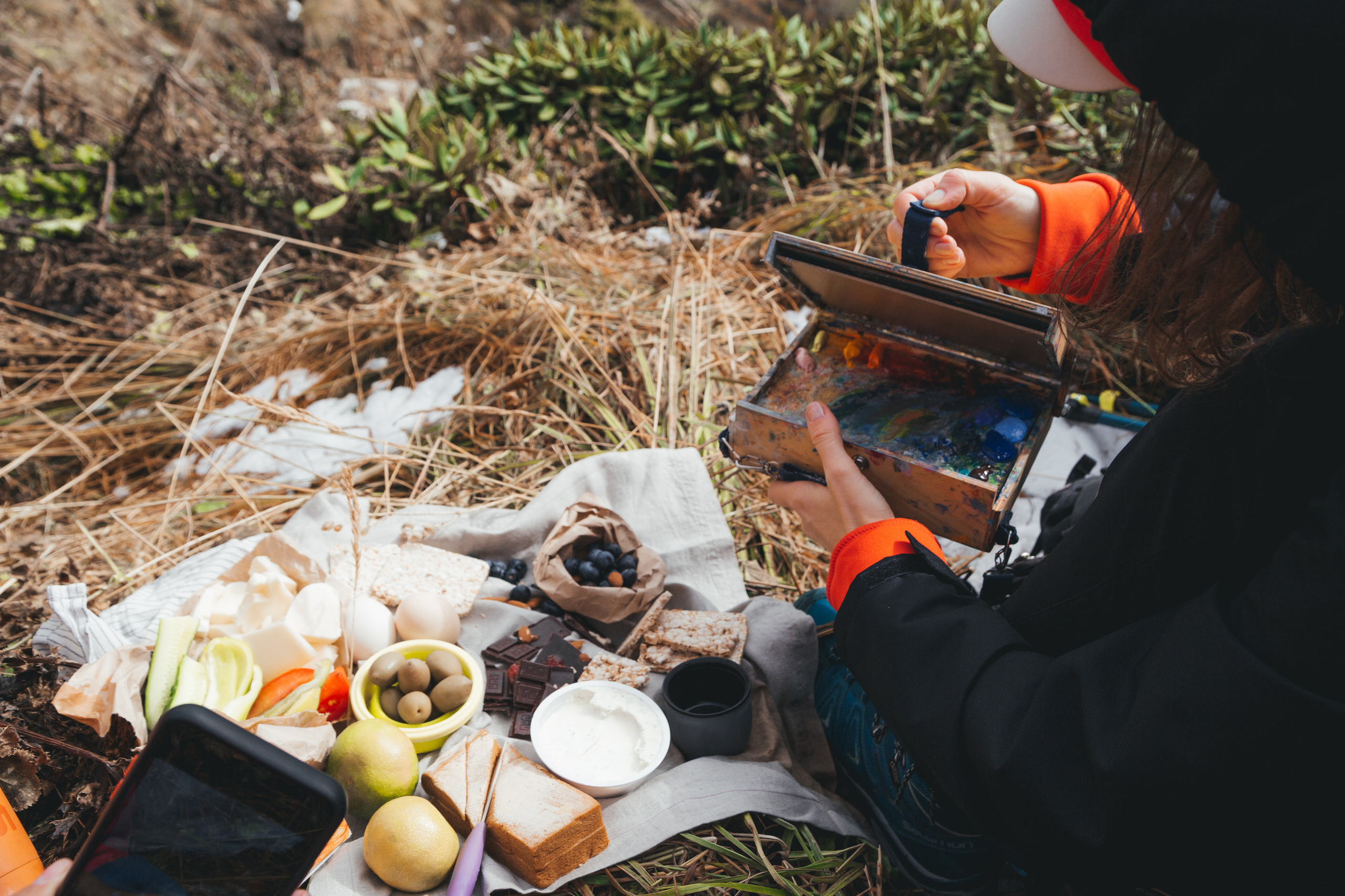 Пикник В Красной Поляне. Арина Мелехова фотограф Красная Поляна