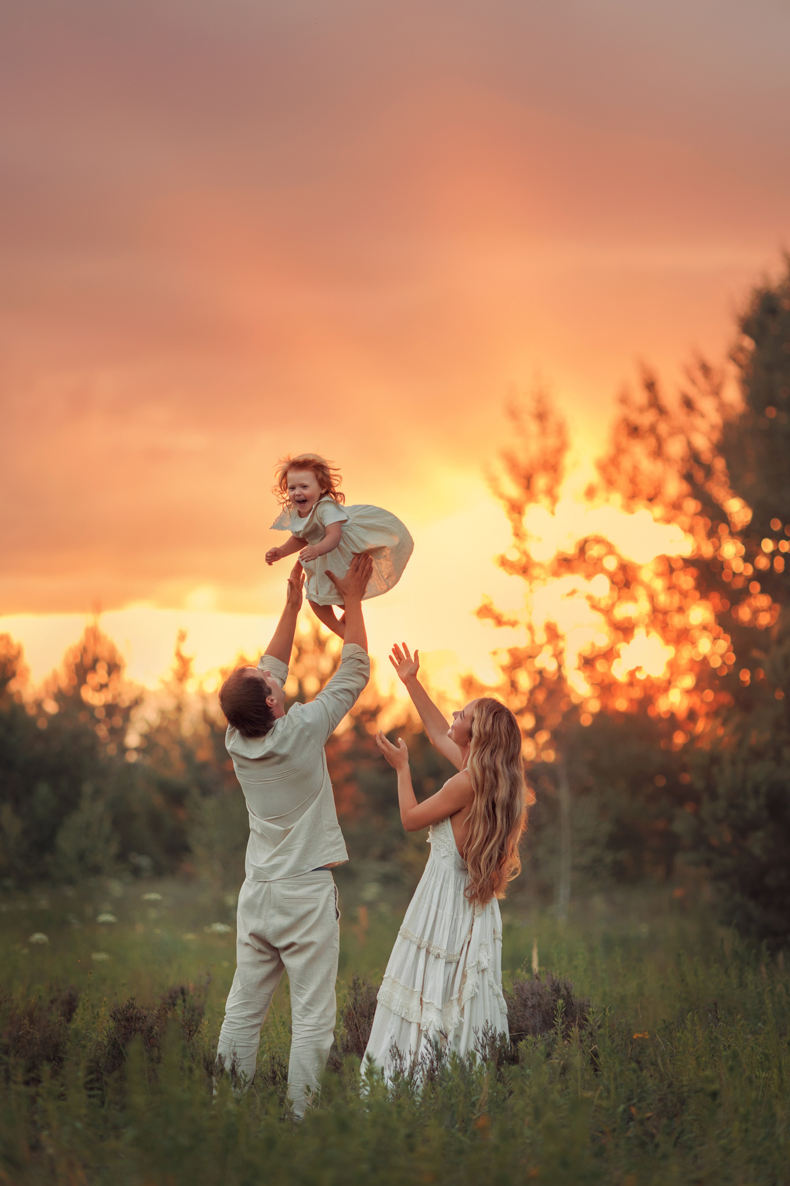 Анастасия, Андрей и Сонечка. Семейный фотограф Микульская Ирина