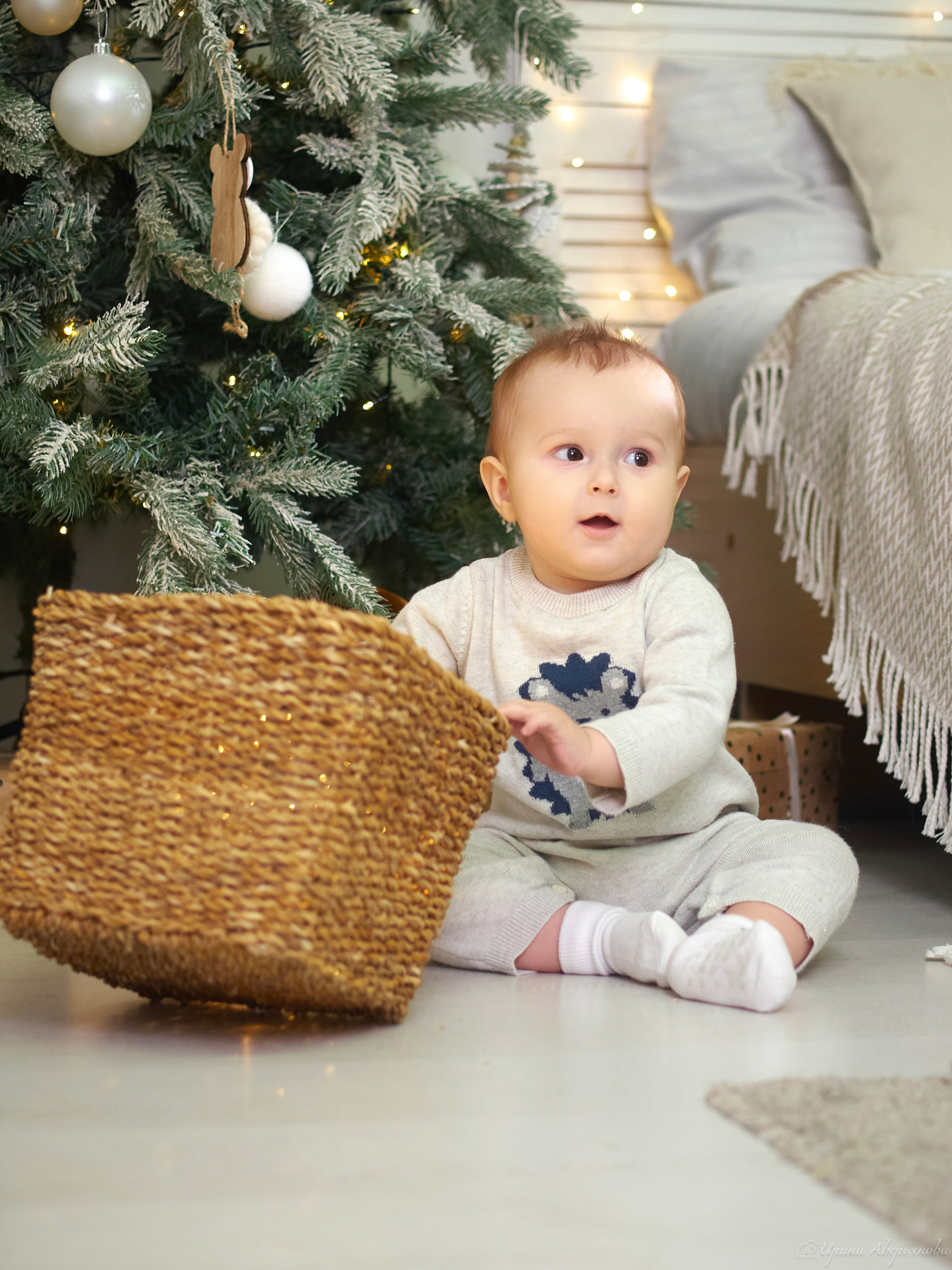 Новогодняя семейная фотосессия с малышом. Фотограф в Ульяновске Ирина Аверьянова