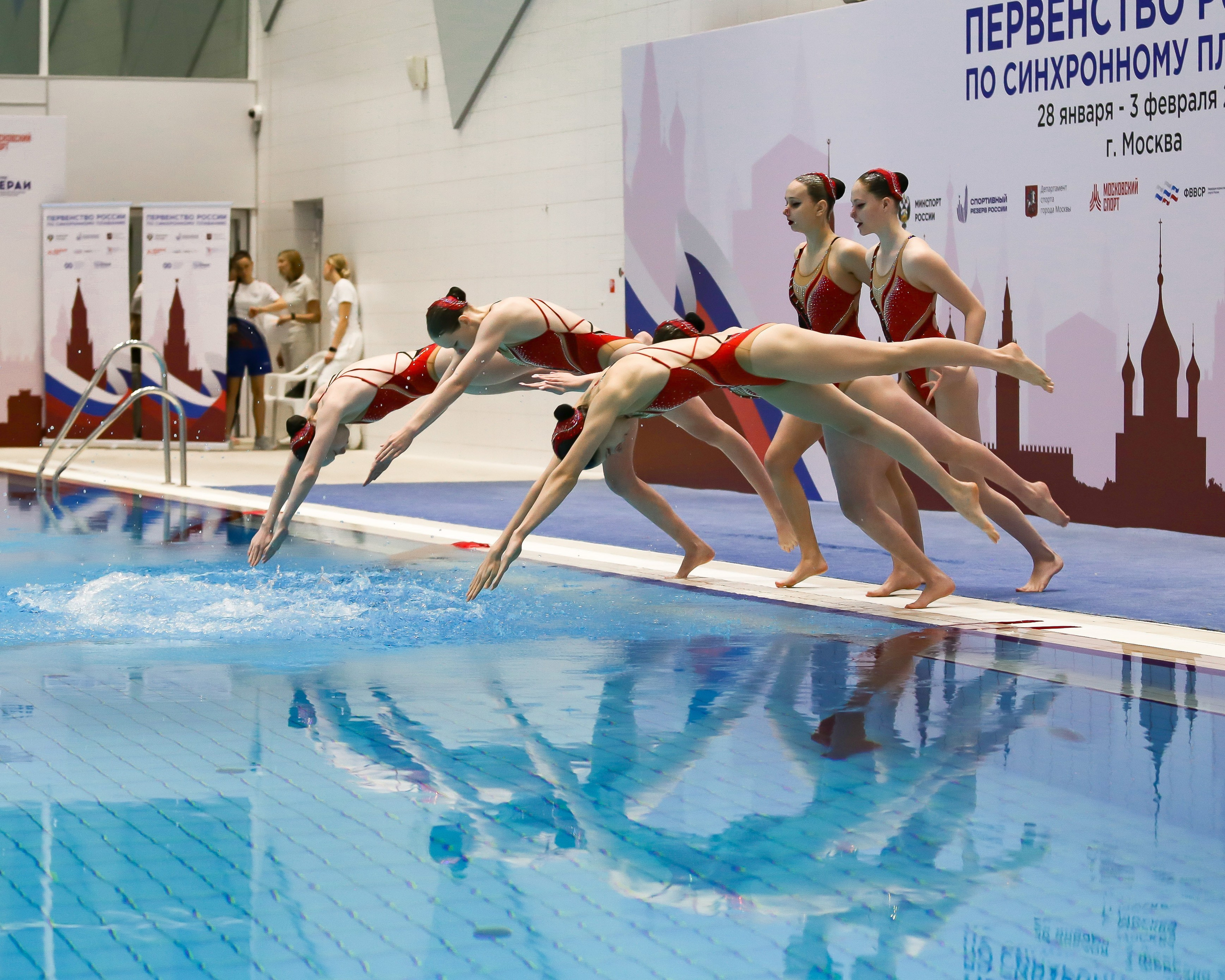 Первенство России по синхронному плаванию. Техническая программа. Группы. Репортажный фотограф в Москве