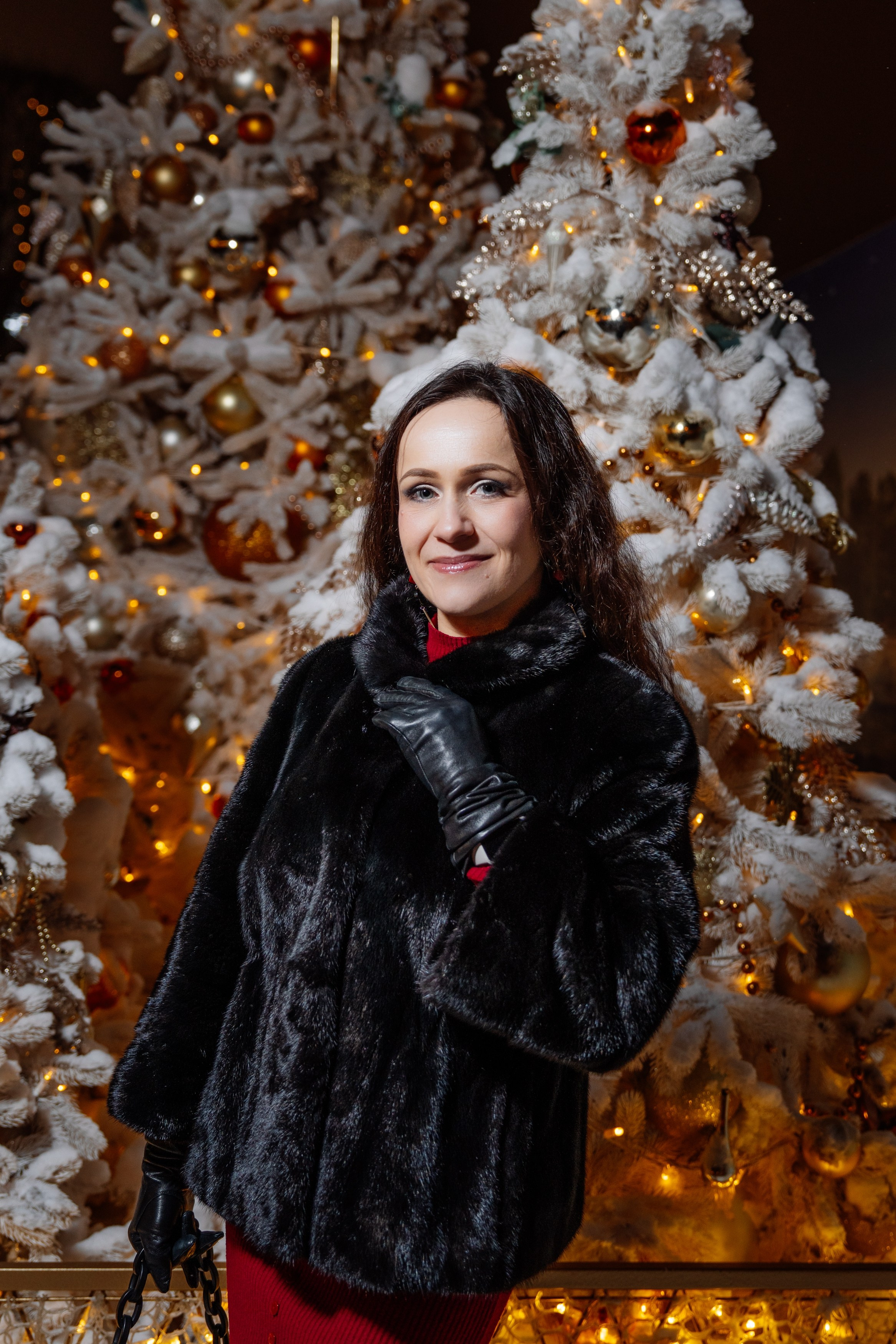 индивидуальная съёмка девушки зимой