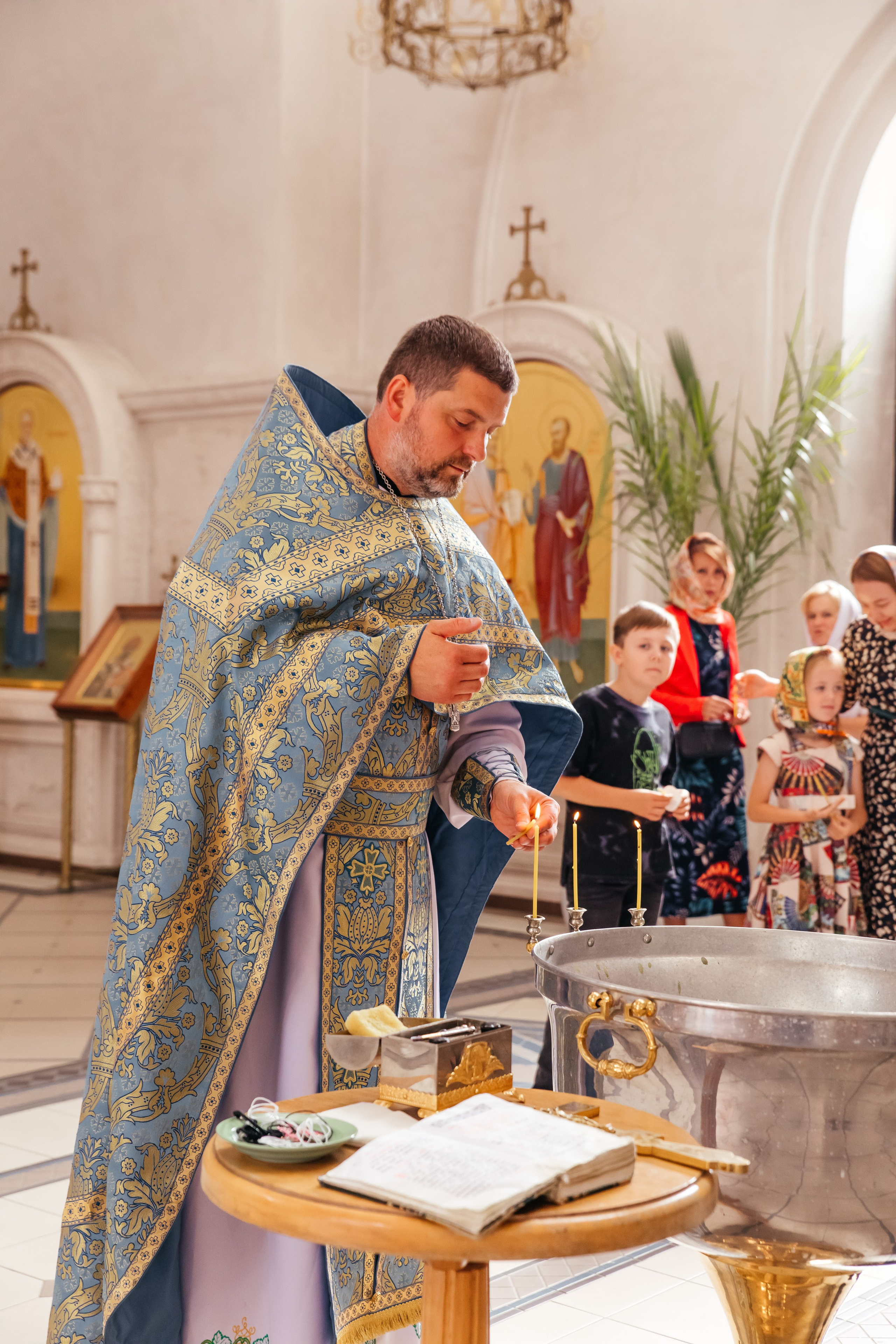 Крещение Мелании. Фотограф Амалия Ахмедова, Калининград