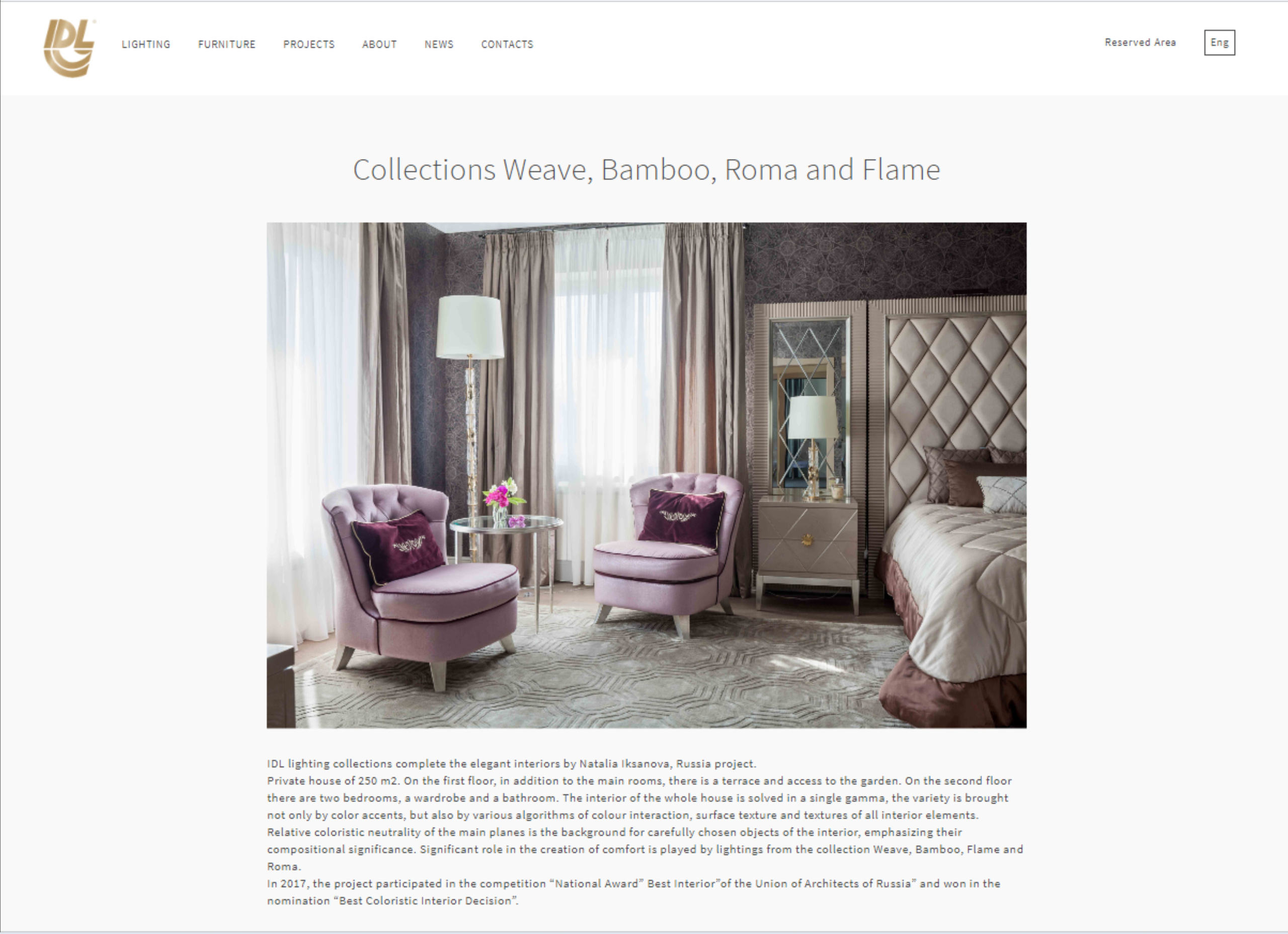 IDLEXPORT. Interior designer Nataliia Iksanova