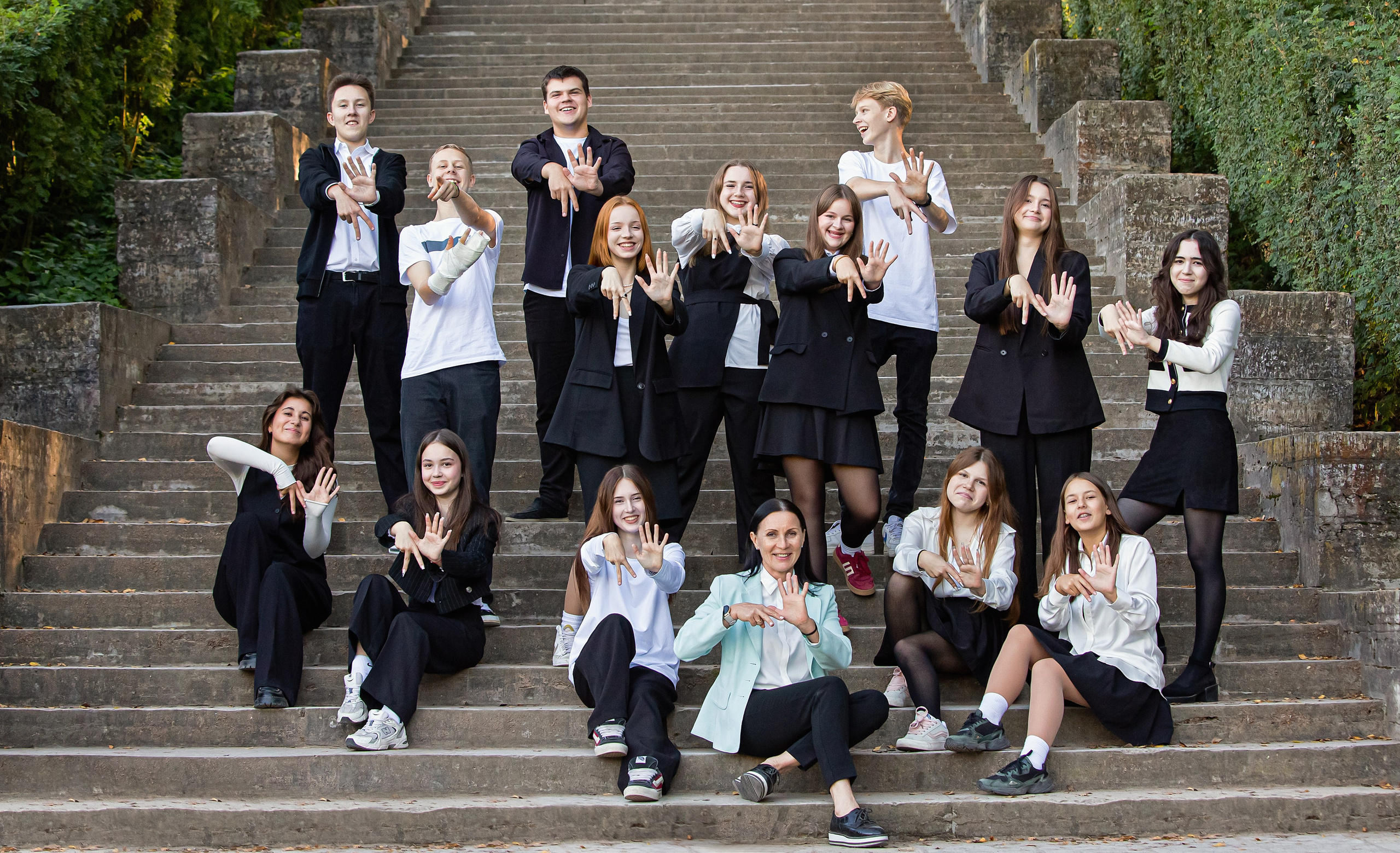 Осень. Старшая школа. Свадебный, семейный, детский фотограф в Санкт-Петербурге