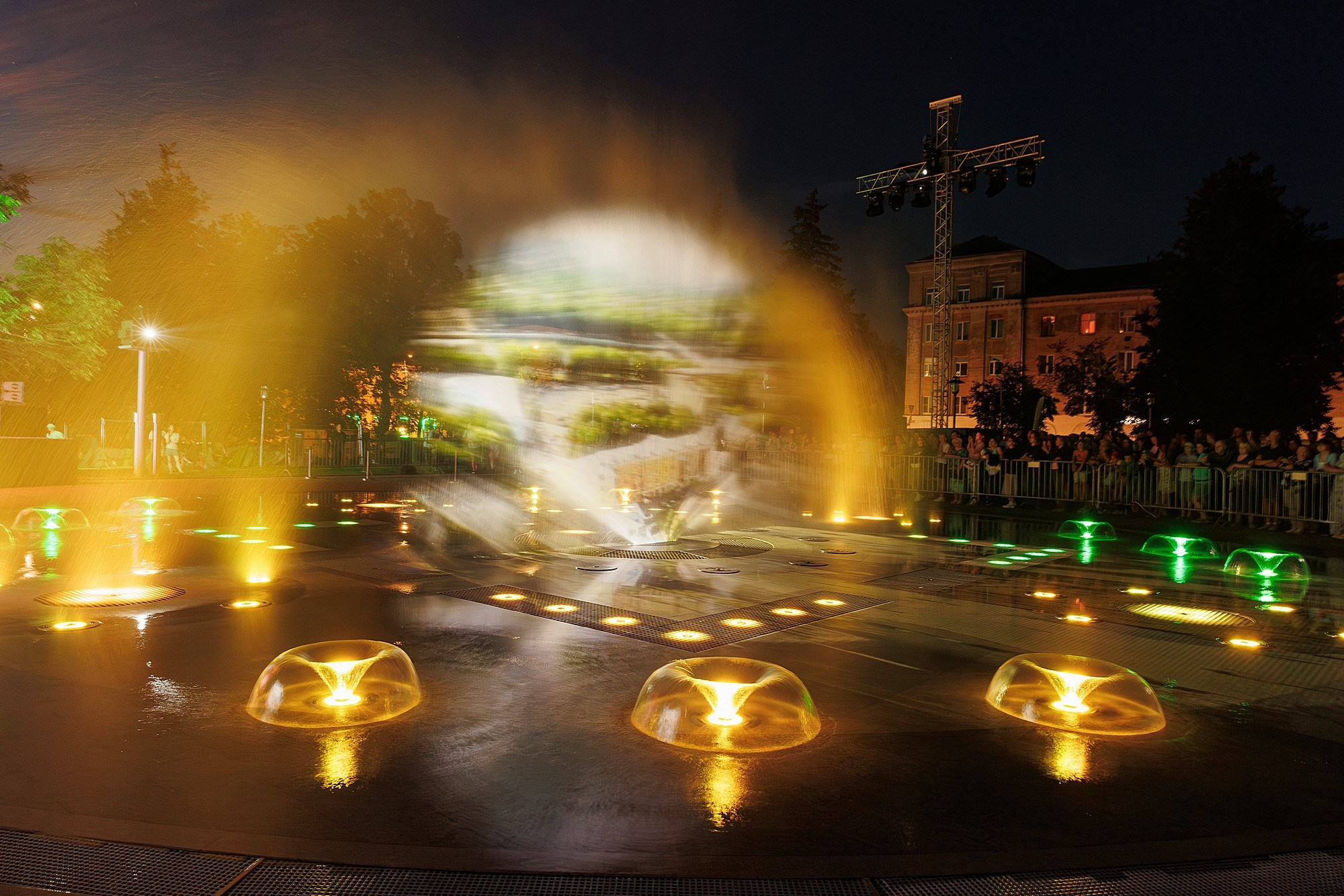 Открытие мультимедийного фонтана | СБЕР. Боченков Вадим | Фотограф в Пскове и Санкт-Петербурге