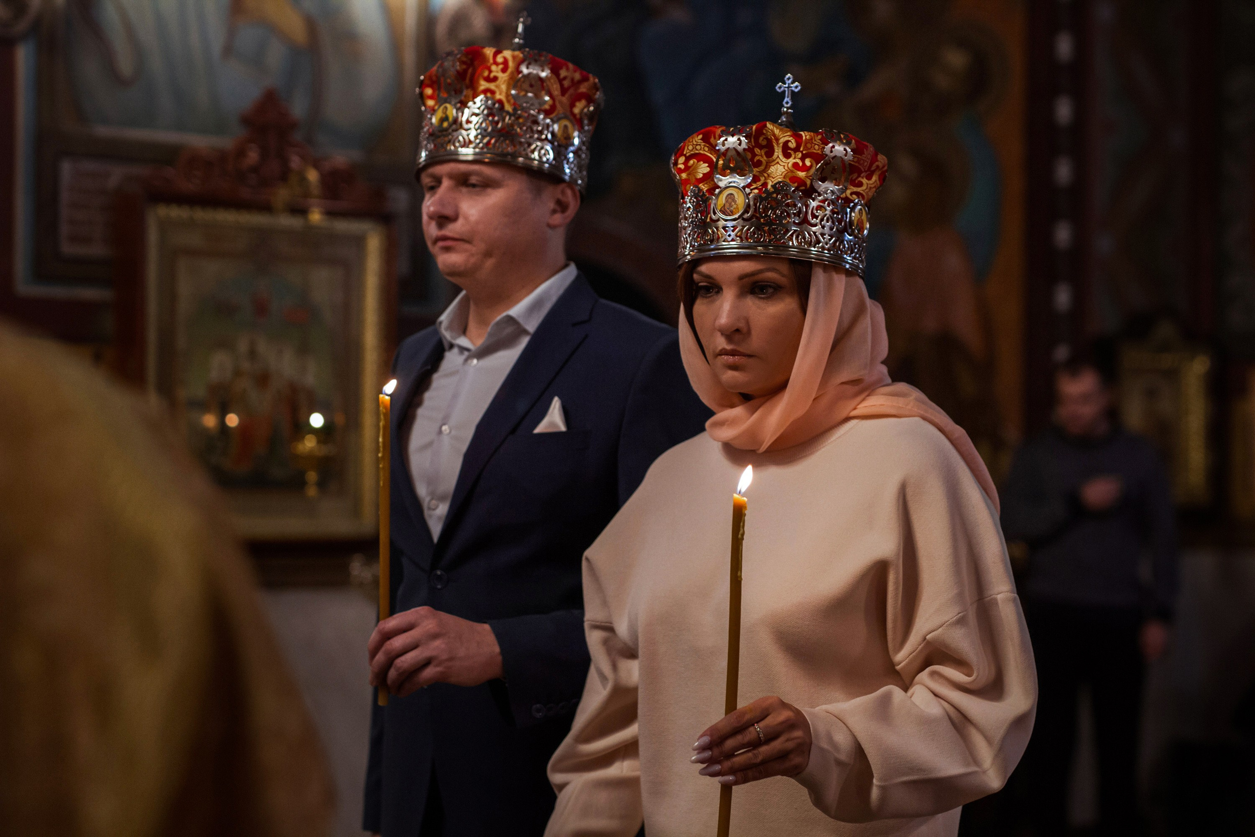 Венчание в храме Петра и Павла в Петергофе. Контент- фотограф, рилсмейкер в Санкт- Петербурге Елена Грие