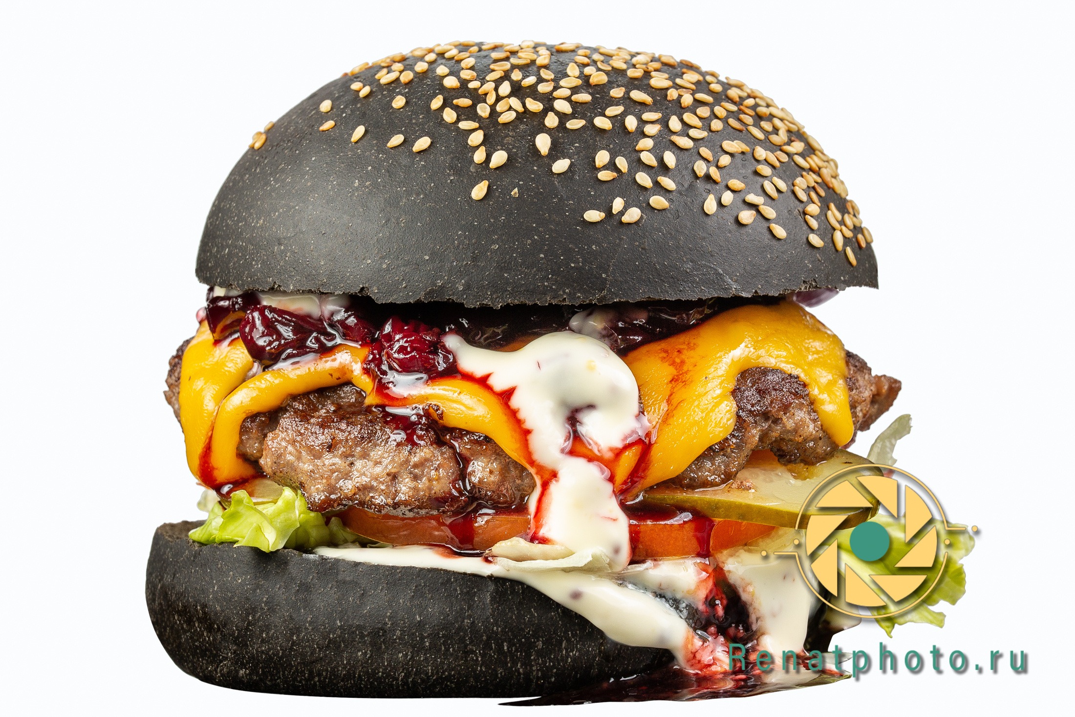 Renatphoto-фотосъёмка бургер, профессионально и быстро. Профессиональная фотосъёмка интерьеров, предметная фотосессия еды для меню г. Анапа