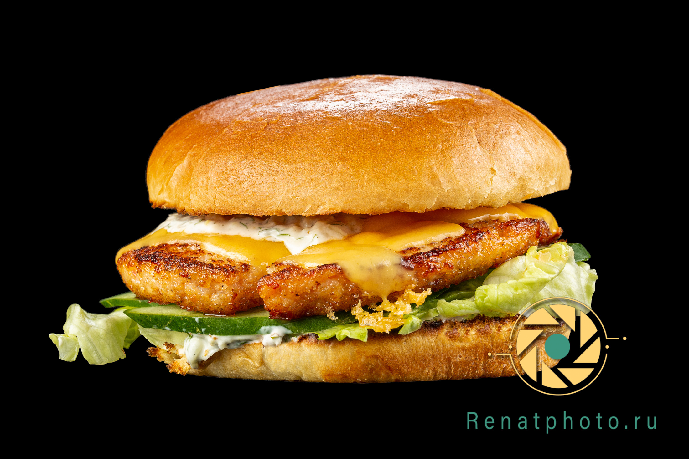 Renatphoto-фотосъёмка бургер, профессионально и быстро. Профессиональная фотосъёмка интерьеров, предметная фотосессия еды для меню г. Анапа