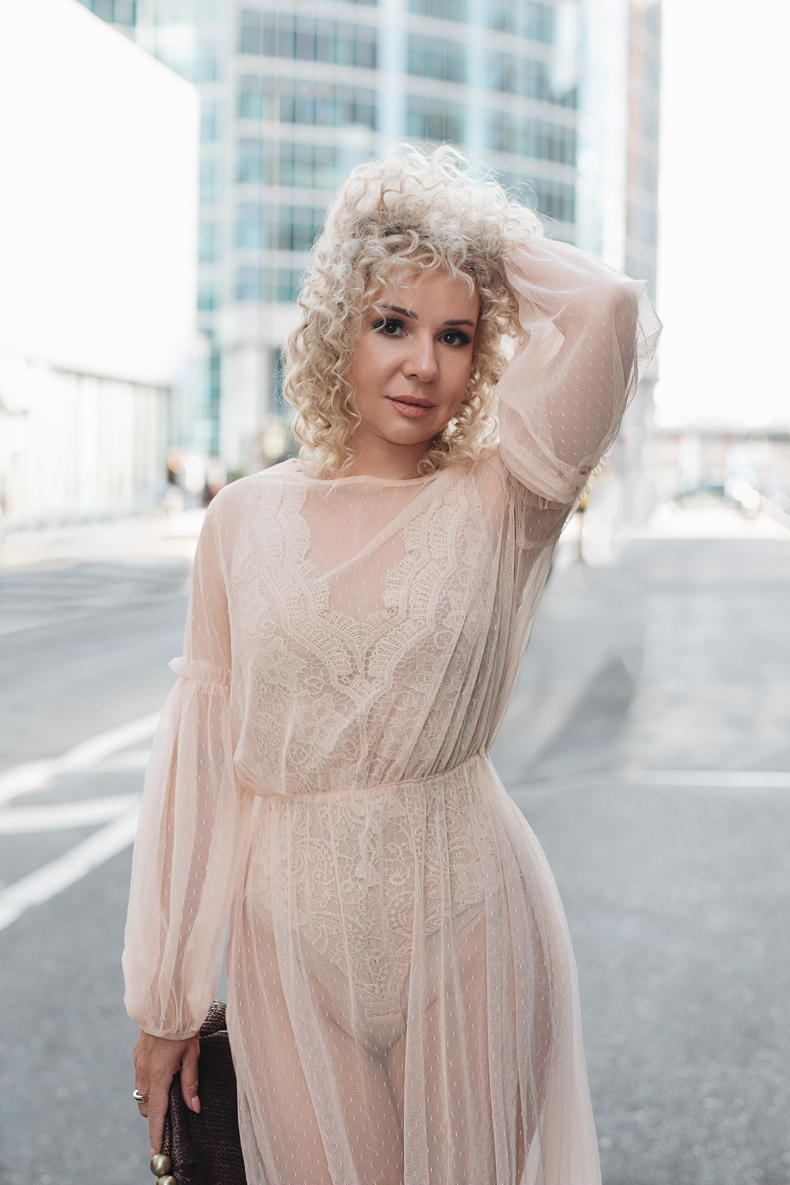 Аня в Moscow City. Семейный фотограф в Москве Марина Петра