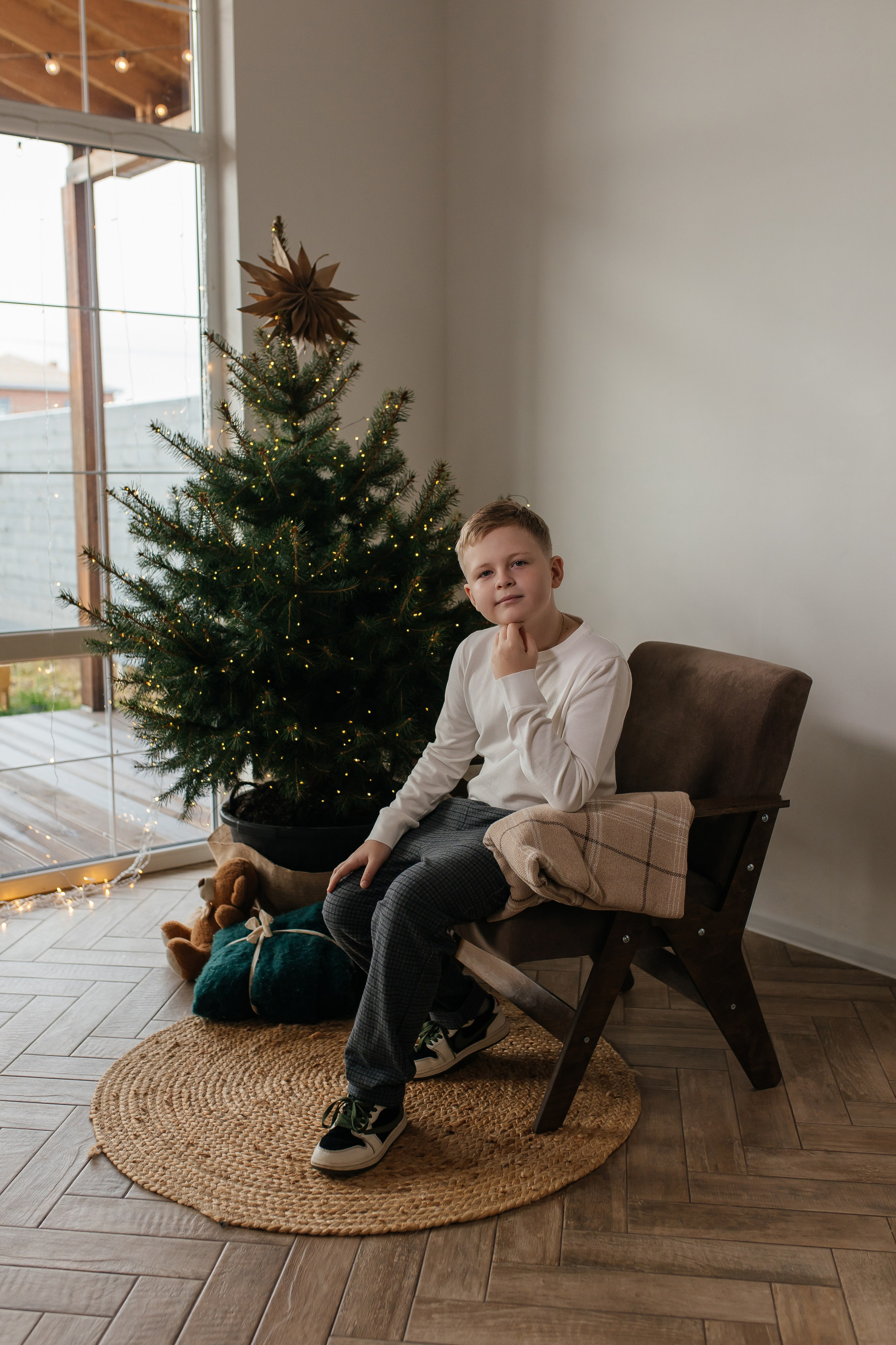 Дневная новогодняя семейная фотосессия. Свадебный фотограф в Ростове-на-Дону и Азове Малявка Анастасия