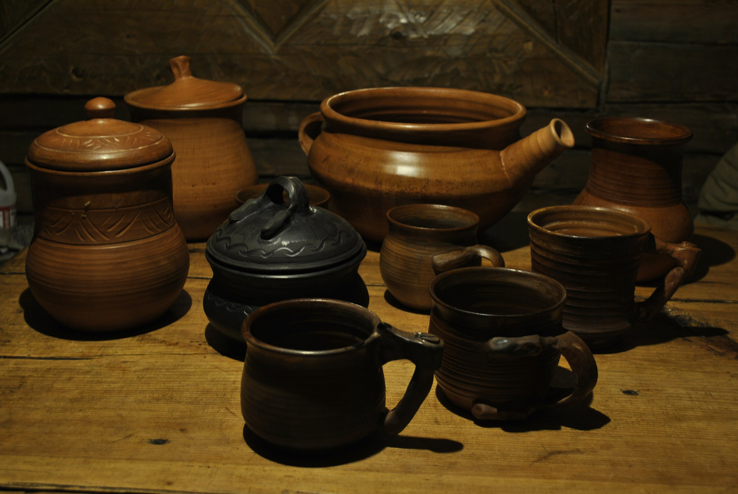 Гончарная посуда. Новое Старое — русское деревянное зодчество