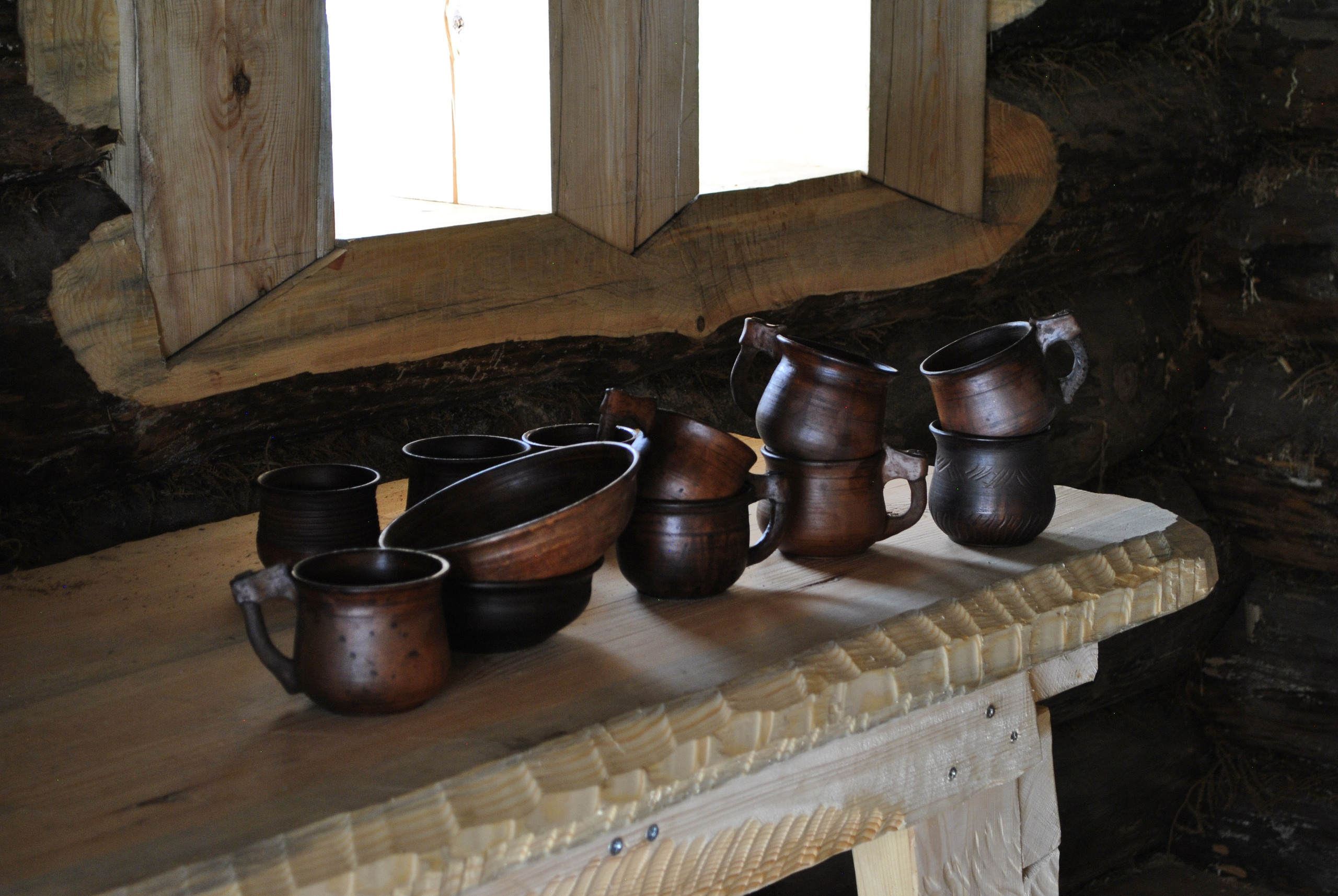 Гончарная посуда. Новое Старое — русское деревянное зодчество