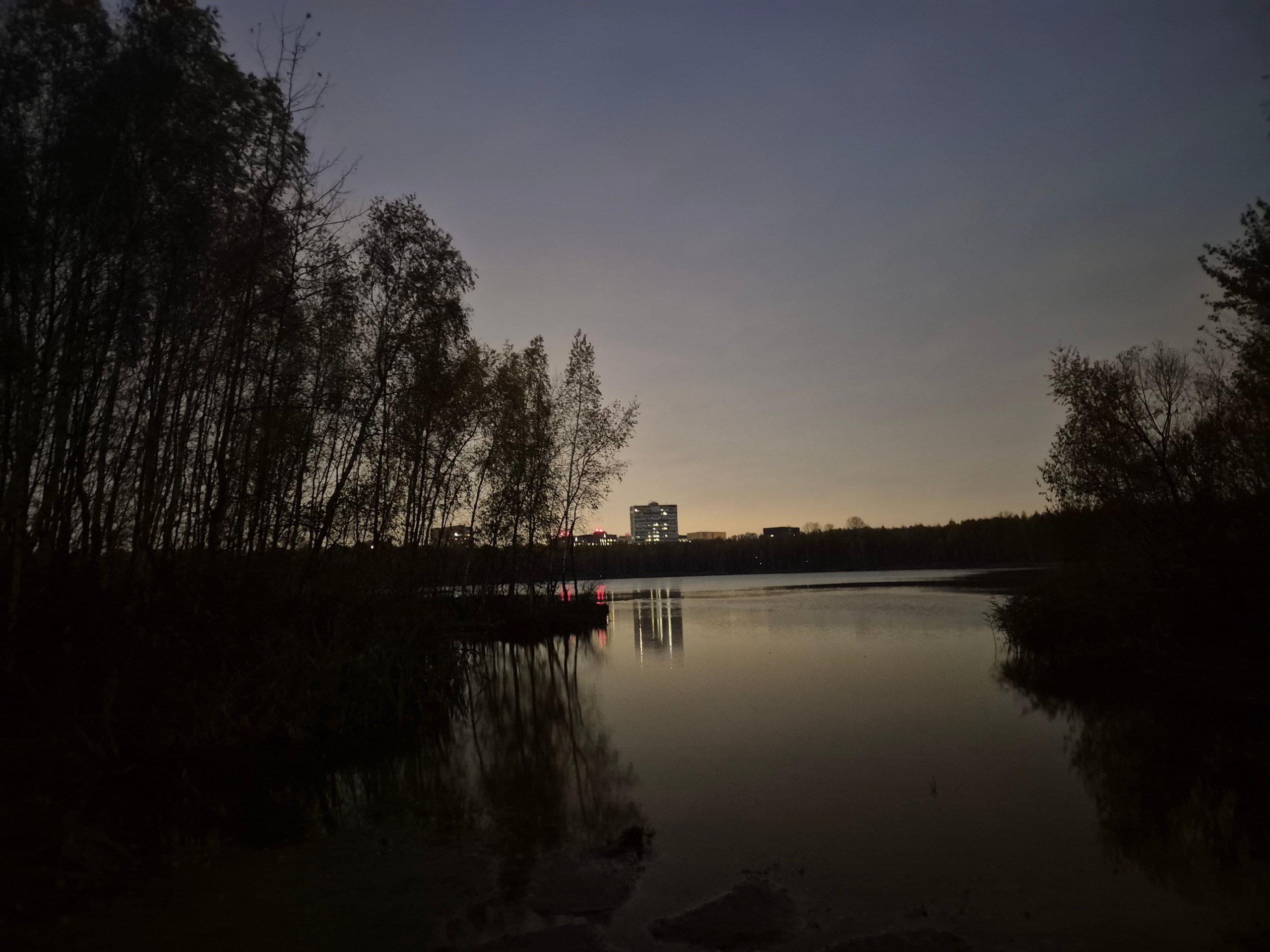 Лишь в одном месте была возможность подойти к воде серебряного пруда