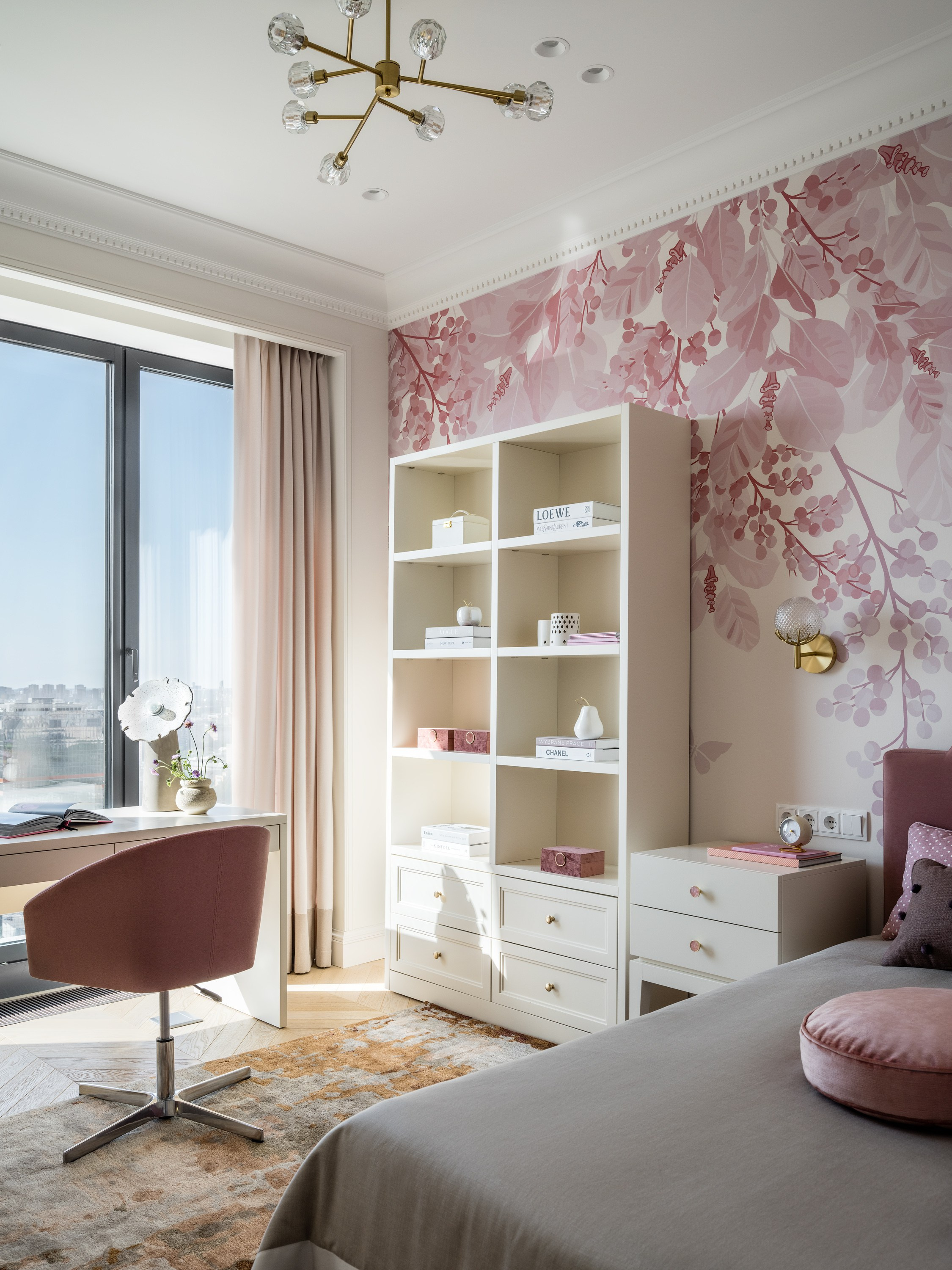 Дизайн детской для девочки