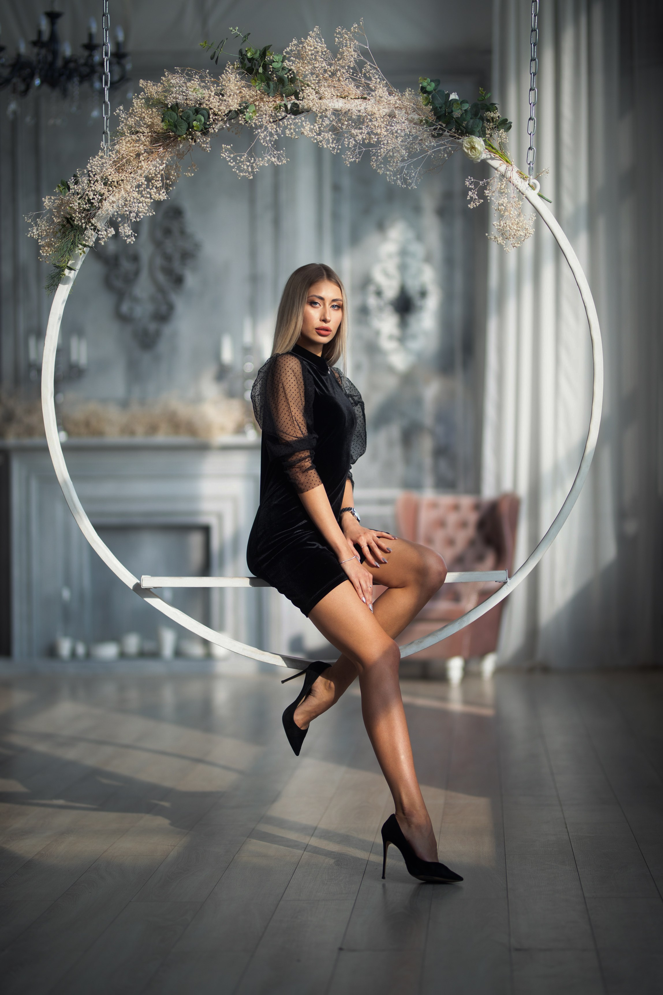 Фотосет с Яной в интерьере в формате для «себя»