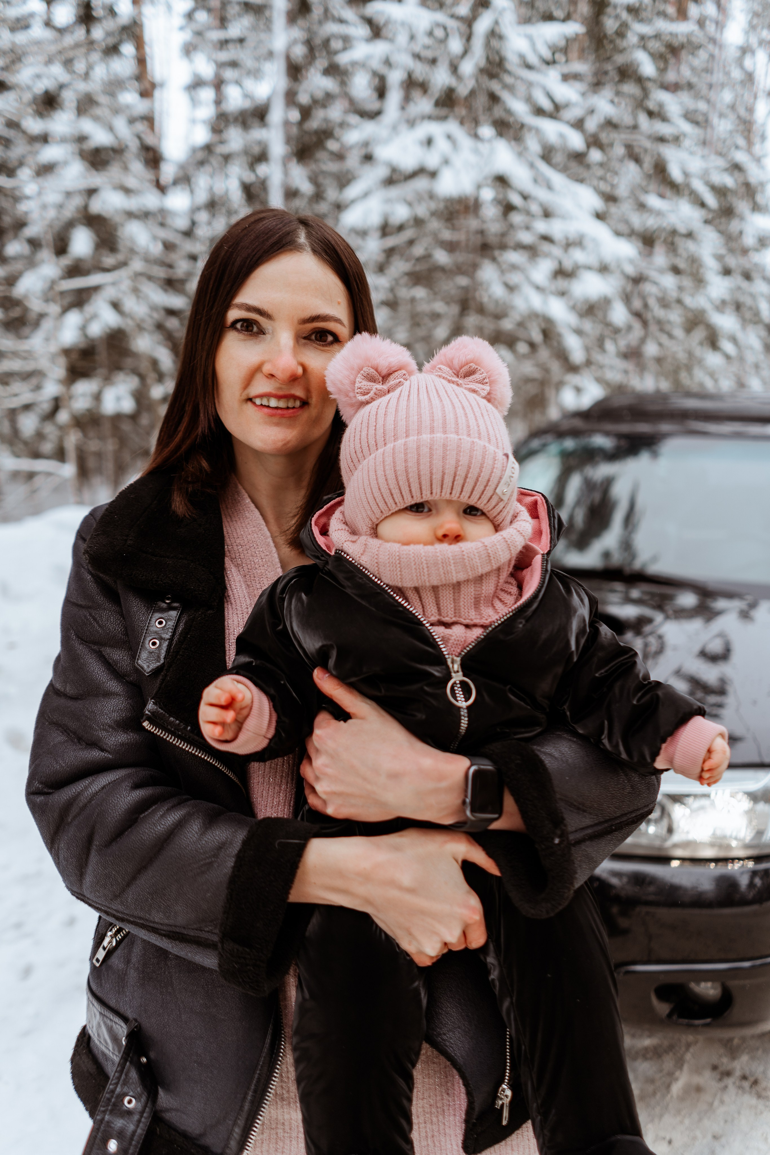 Семейная фотосессия Екатерины и малышки Даши в Калуге