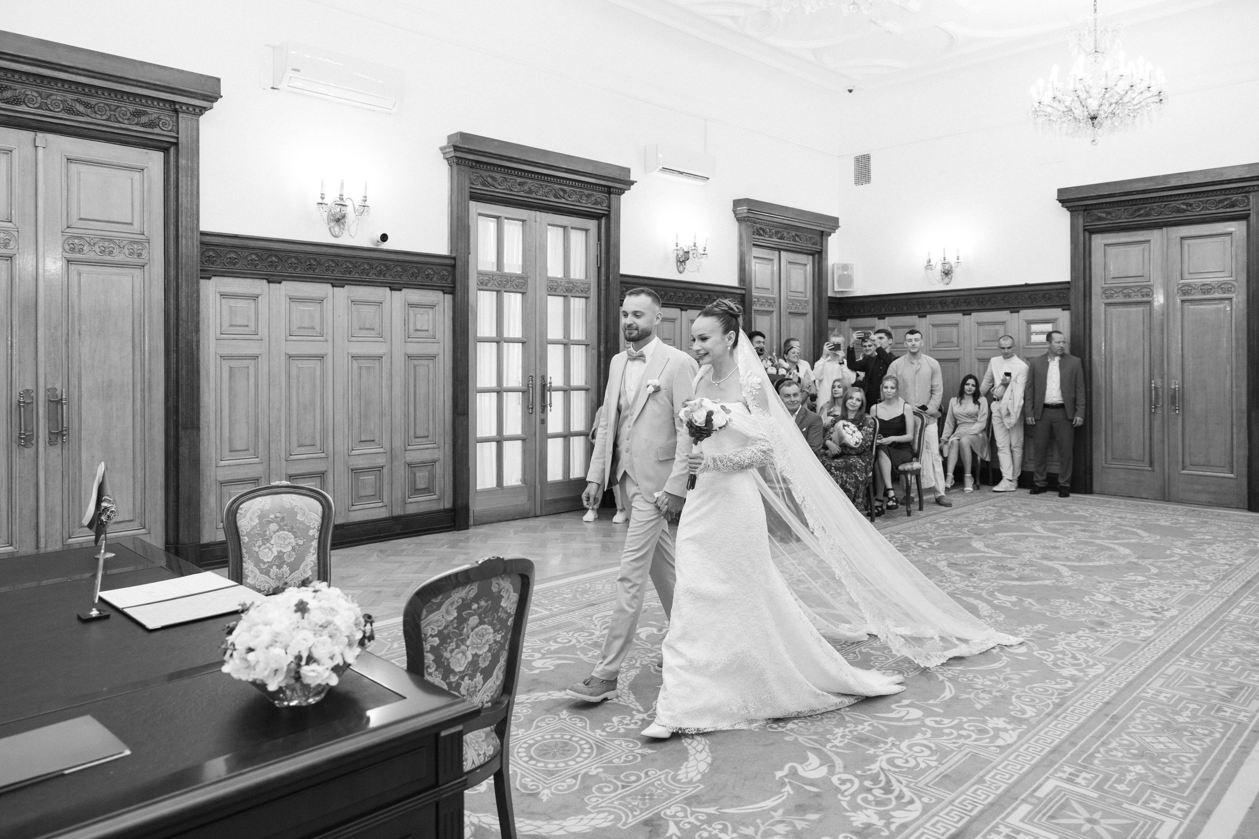 Стильная свадебная фотосессия. Свадебный фотограф в Москве Полина Лелетко