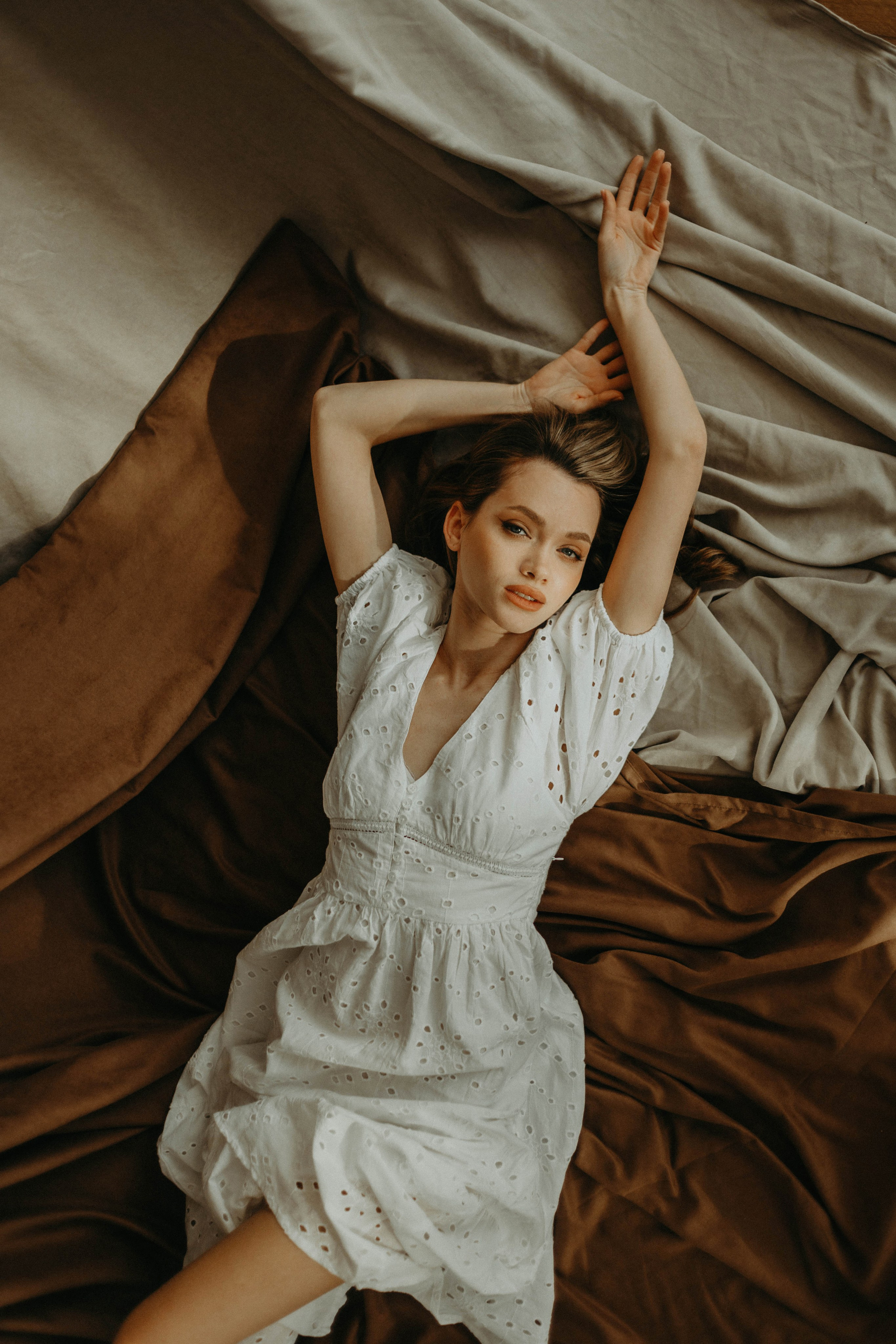 Фотосессия в обрамление тканями. Фотограф в Краснодаре Евгения Михаевич