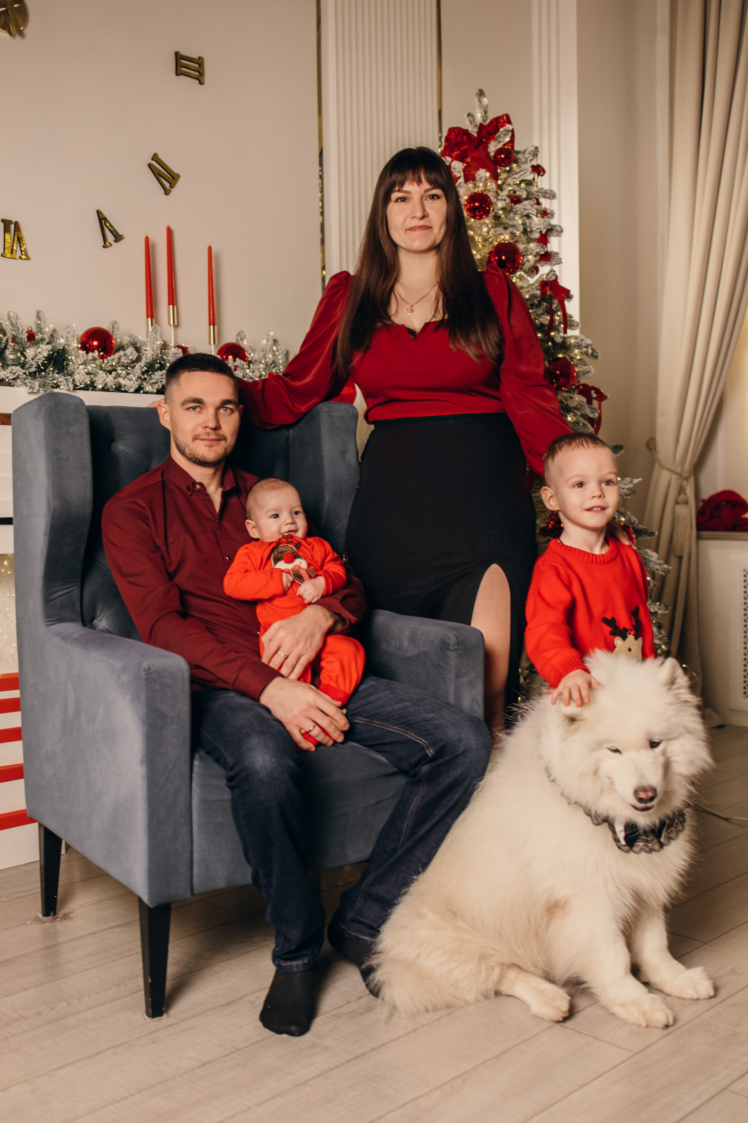 Новогодний самоед. Коновалова Ольга | фотограф в Пензе и Заречном