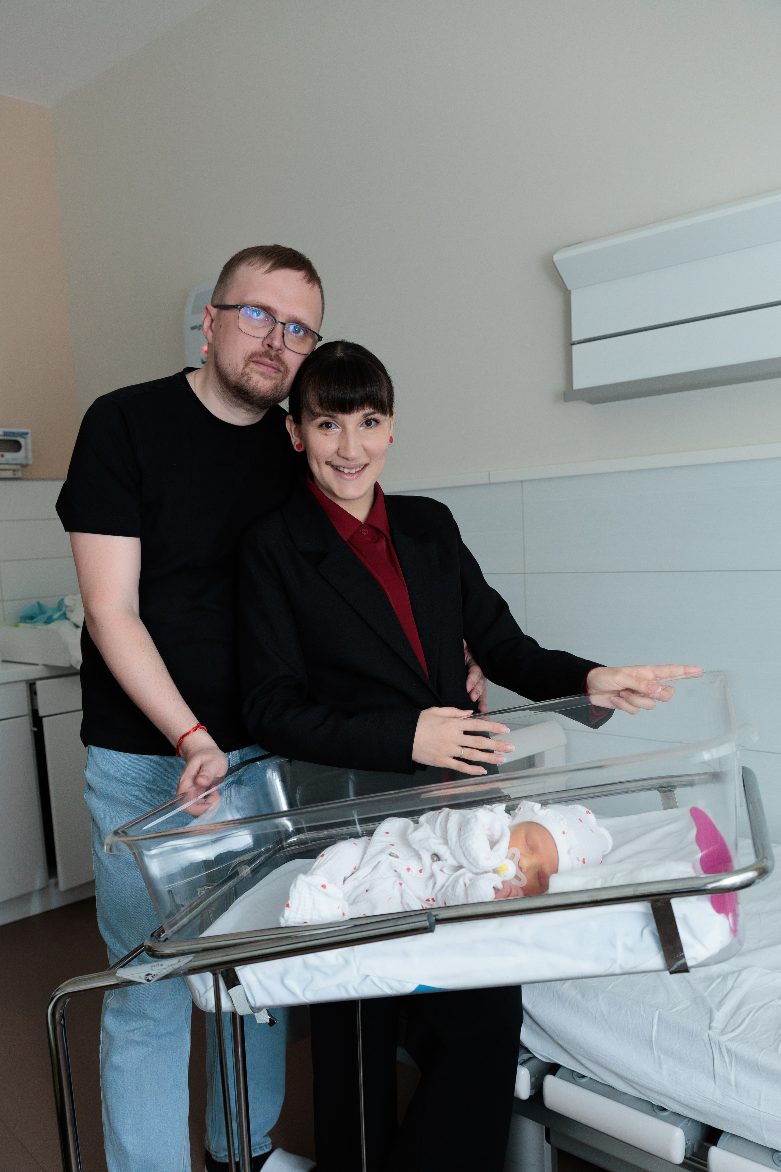 Выписка Анюты. Фотограф на выписку из роддома в Санкт-Петербурге