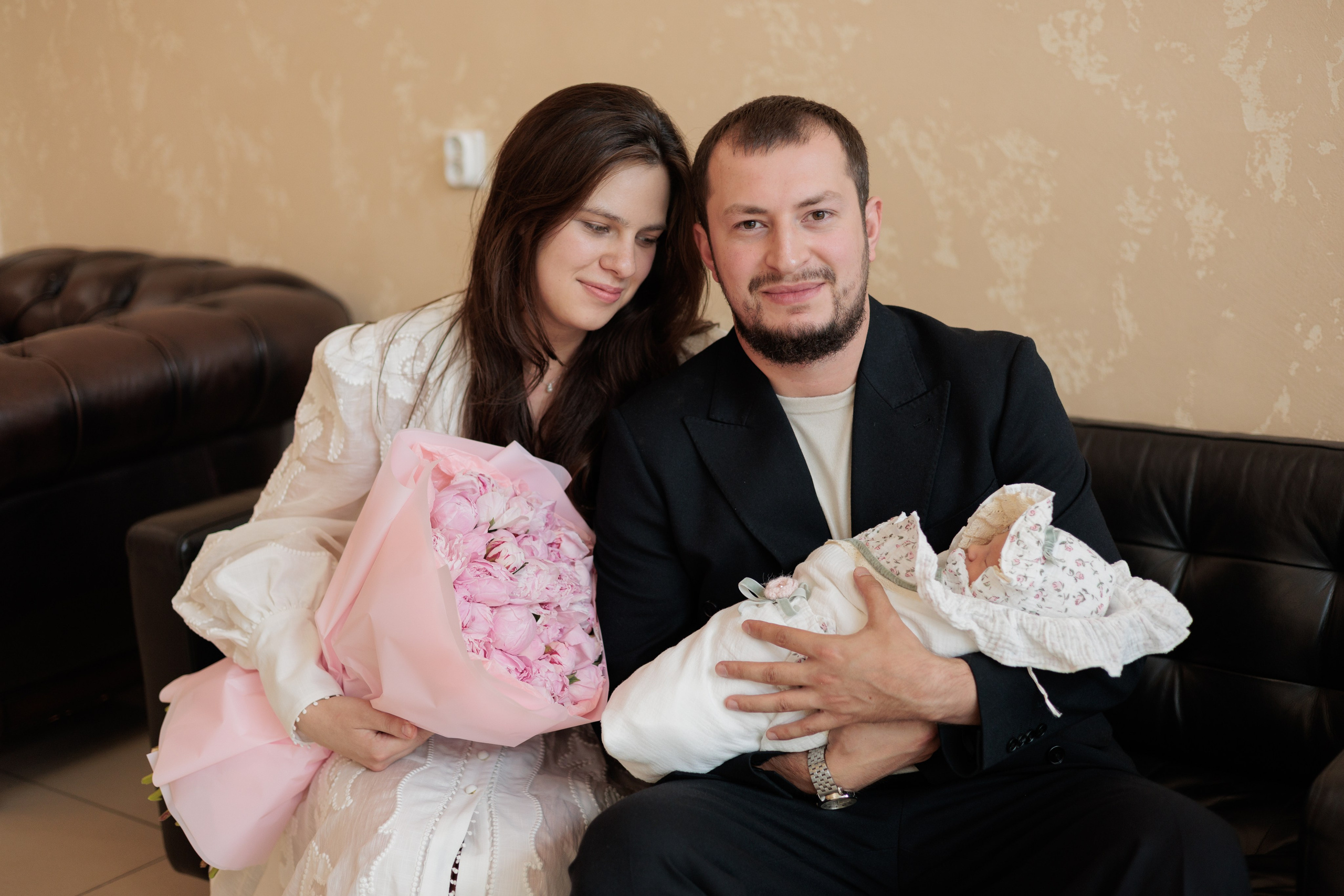 Выписка Софии. Фотограф на выписку из роддома в Санкт-Петербурге